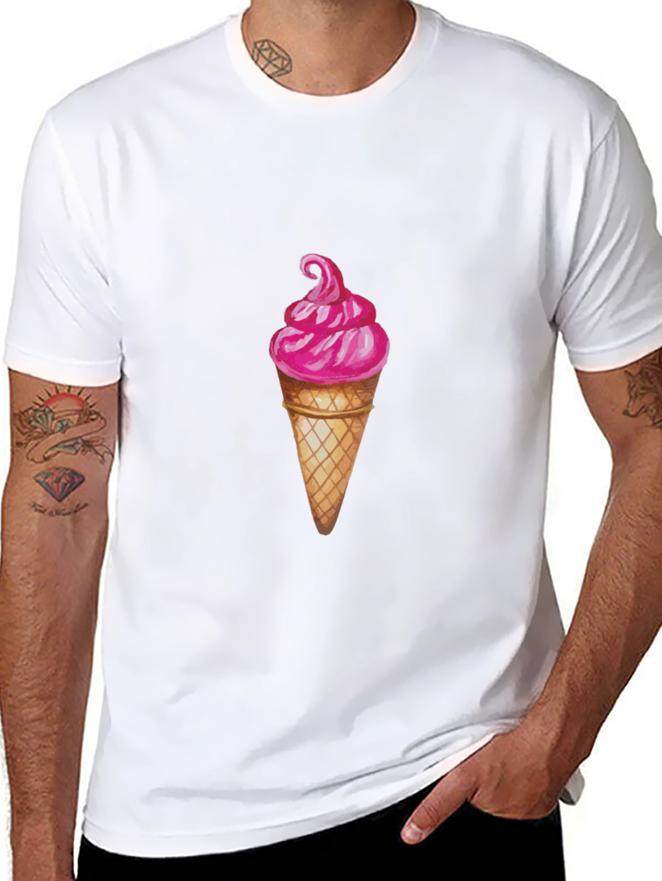 Ice Cream Graphic Tee - Fun Summer Style