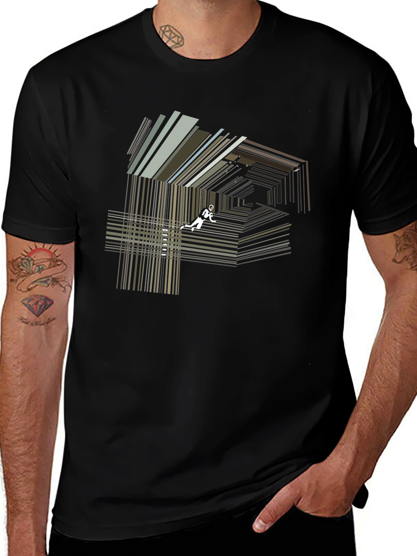 Abstract Graphic T-Shirt: Unique Design