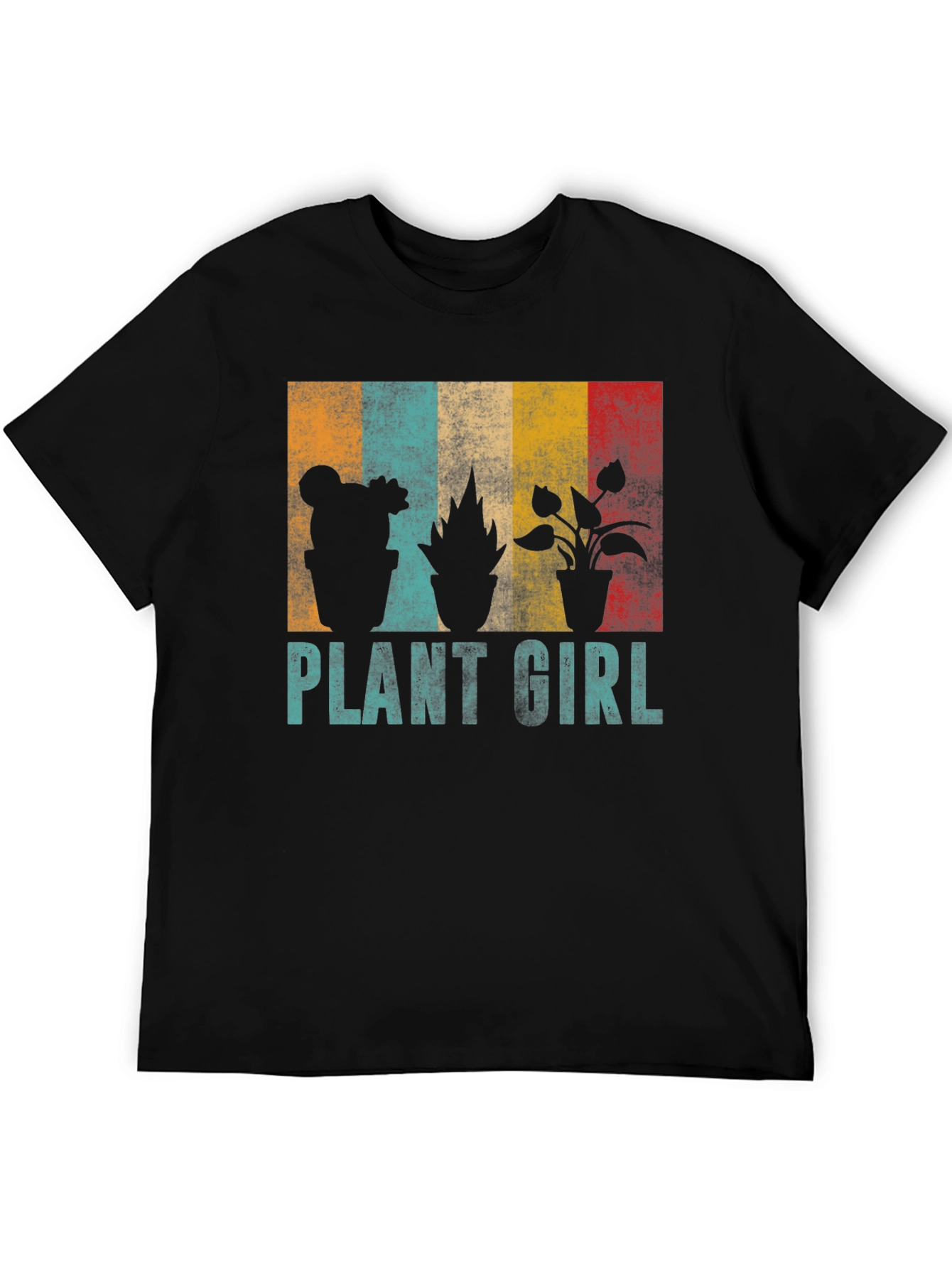 Plant Girl Retro Graphic Tee - Garden Lover Shirt