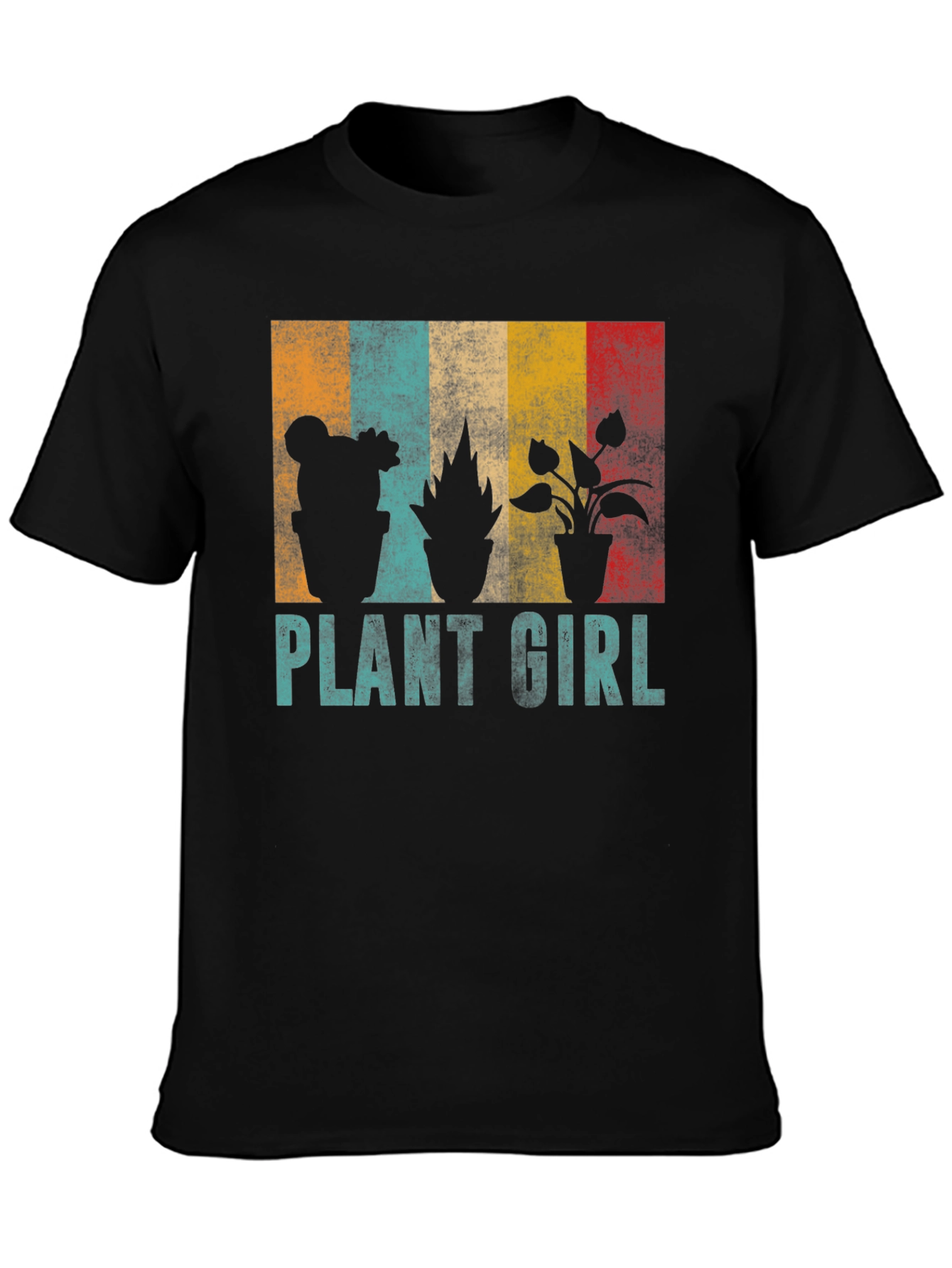 Plant Girl Retro Graphic Tee - Garden Lover Shirt