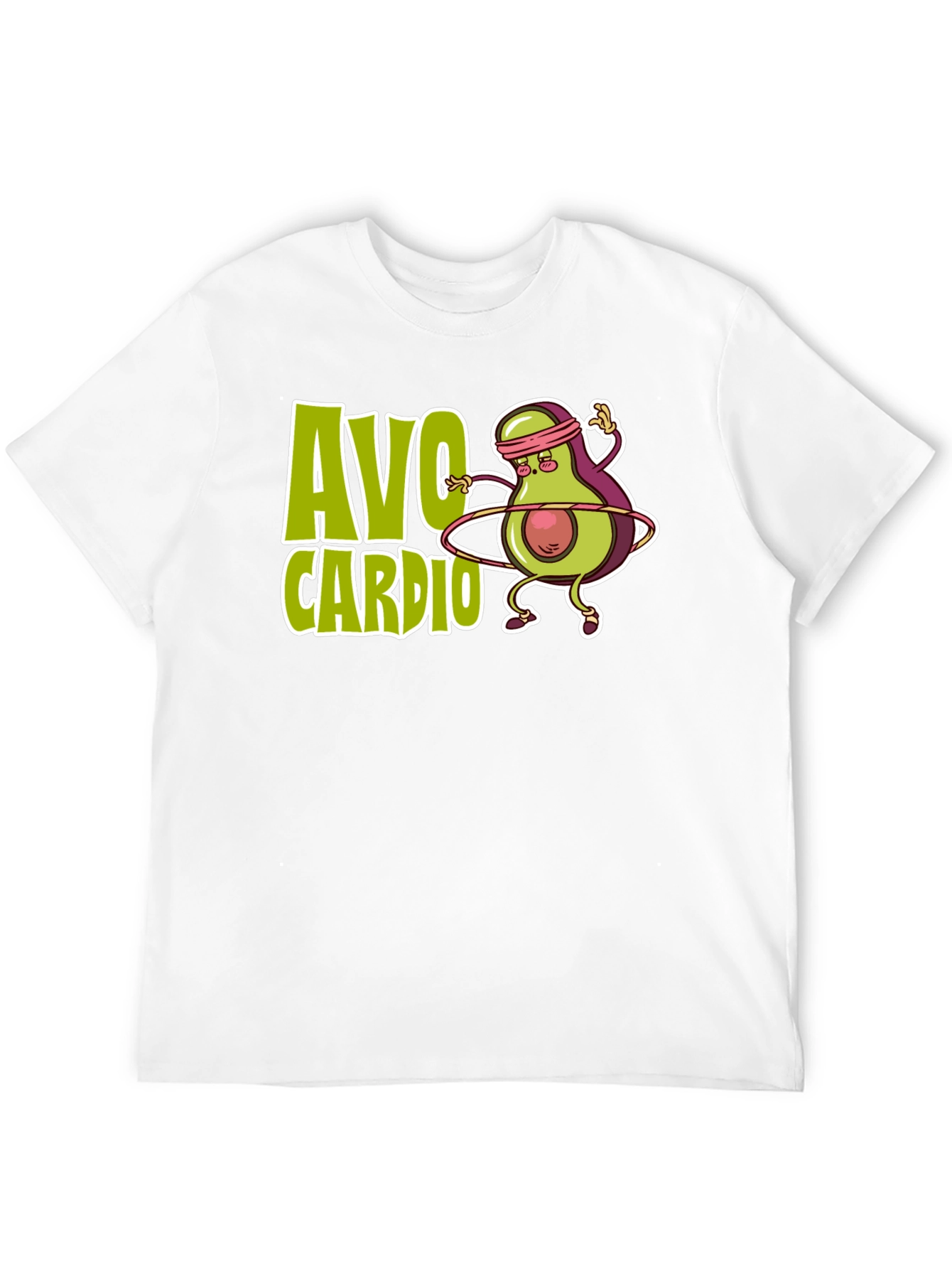 Avo Cardio T-Shirt - Avocado Workout Tee