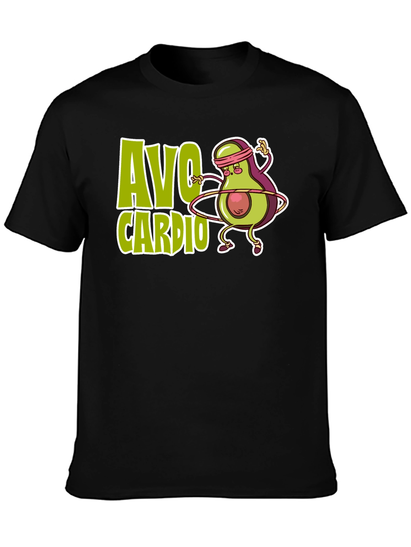 Avo Cardio T-Shirt - Avocado Workout Tee