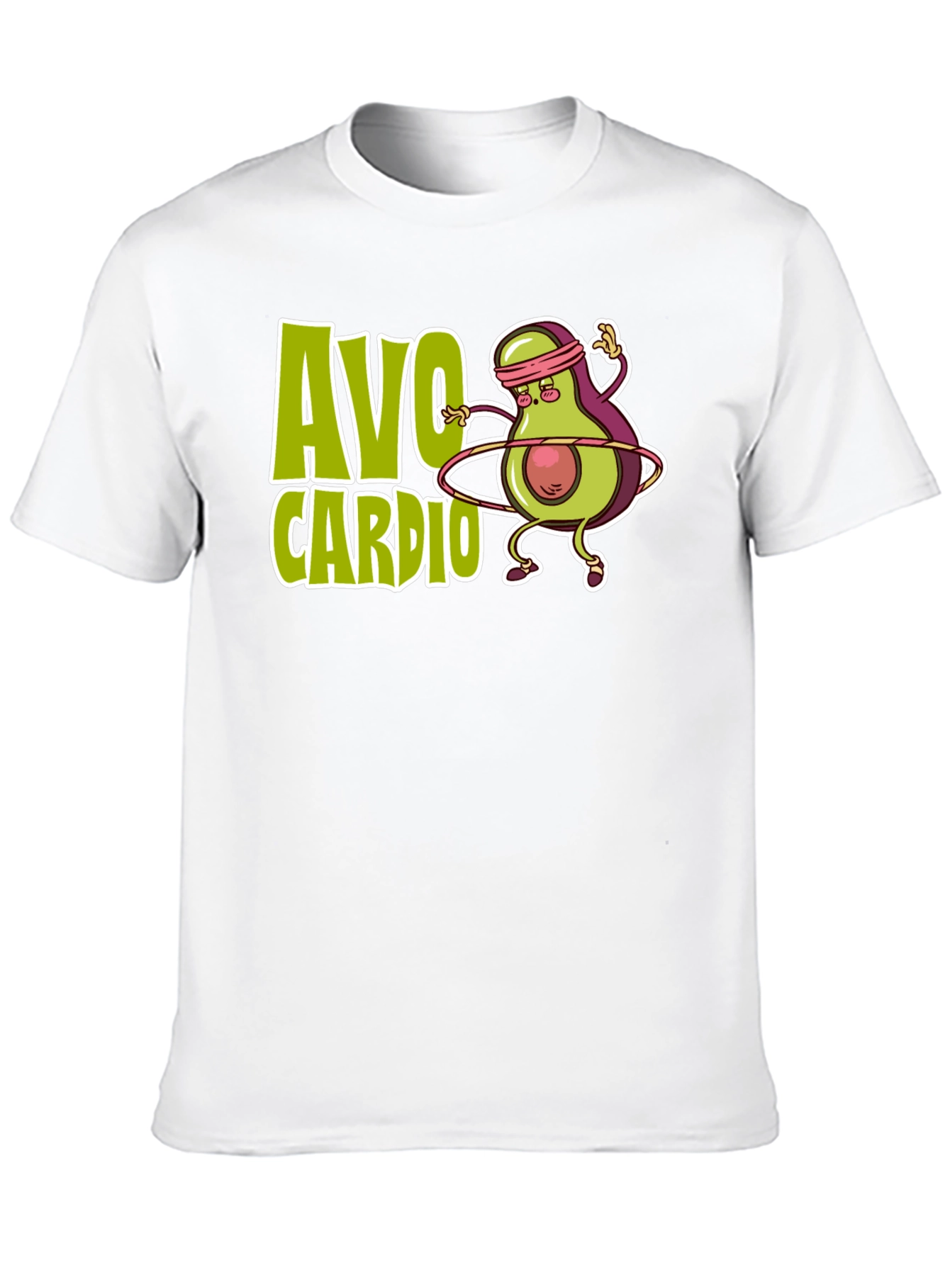 Avo Cardio T-Shirt - Avocado Workout Tee