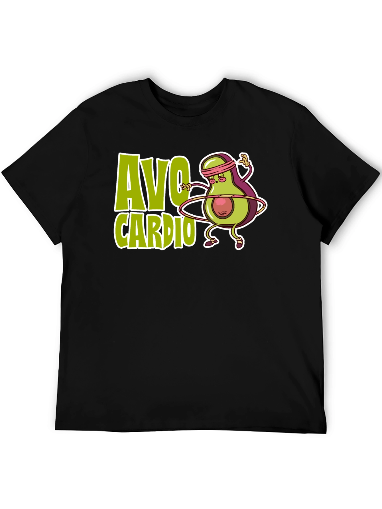 Avo Cardio T-Shirt - Avocado Workout Tee