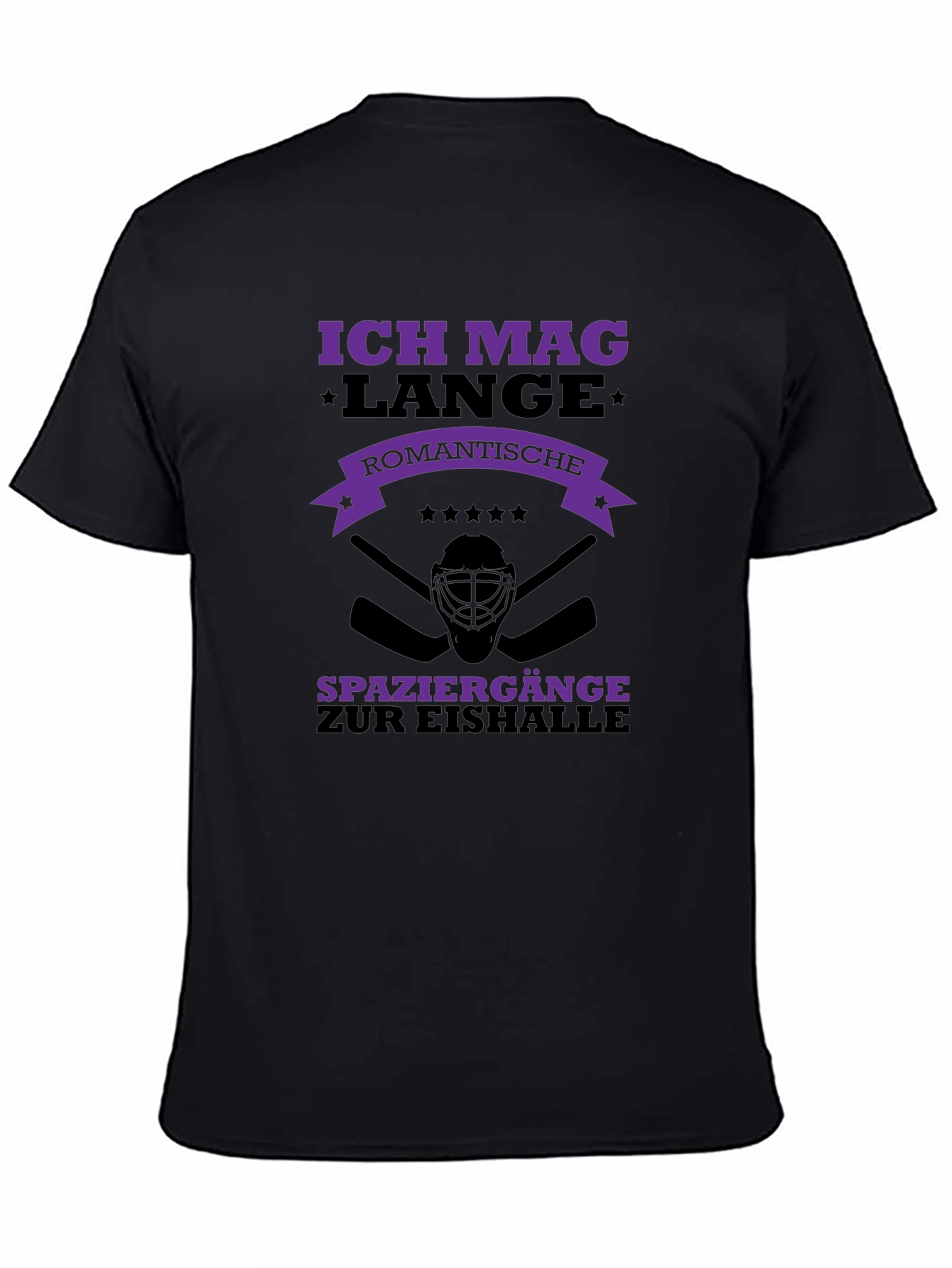 Ich Mag Lange Ice Hockey T-Shirt