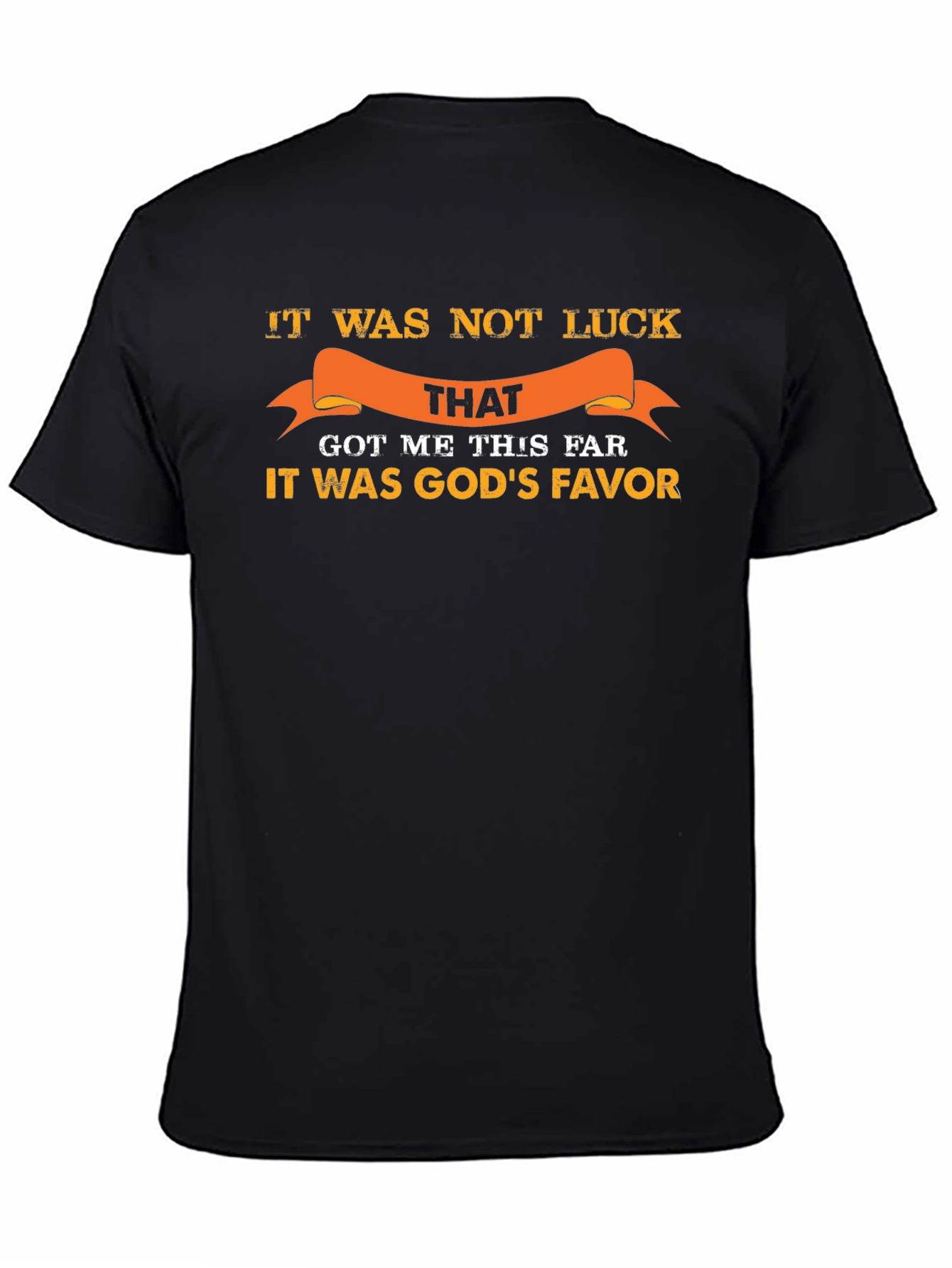 Gods Favor Graphic Tee - Inspirational Black T-Shirt
