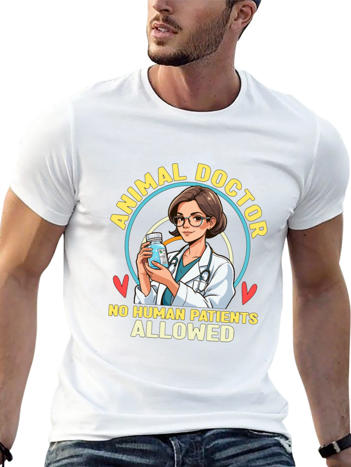 Animal Doctor T-Shirt - No Human Patients