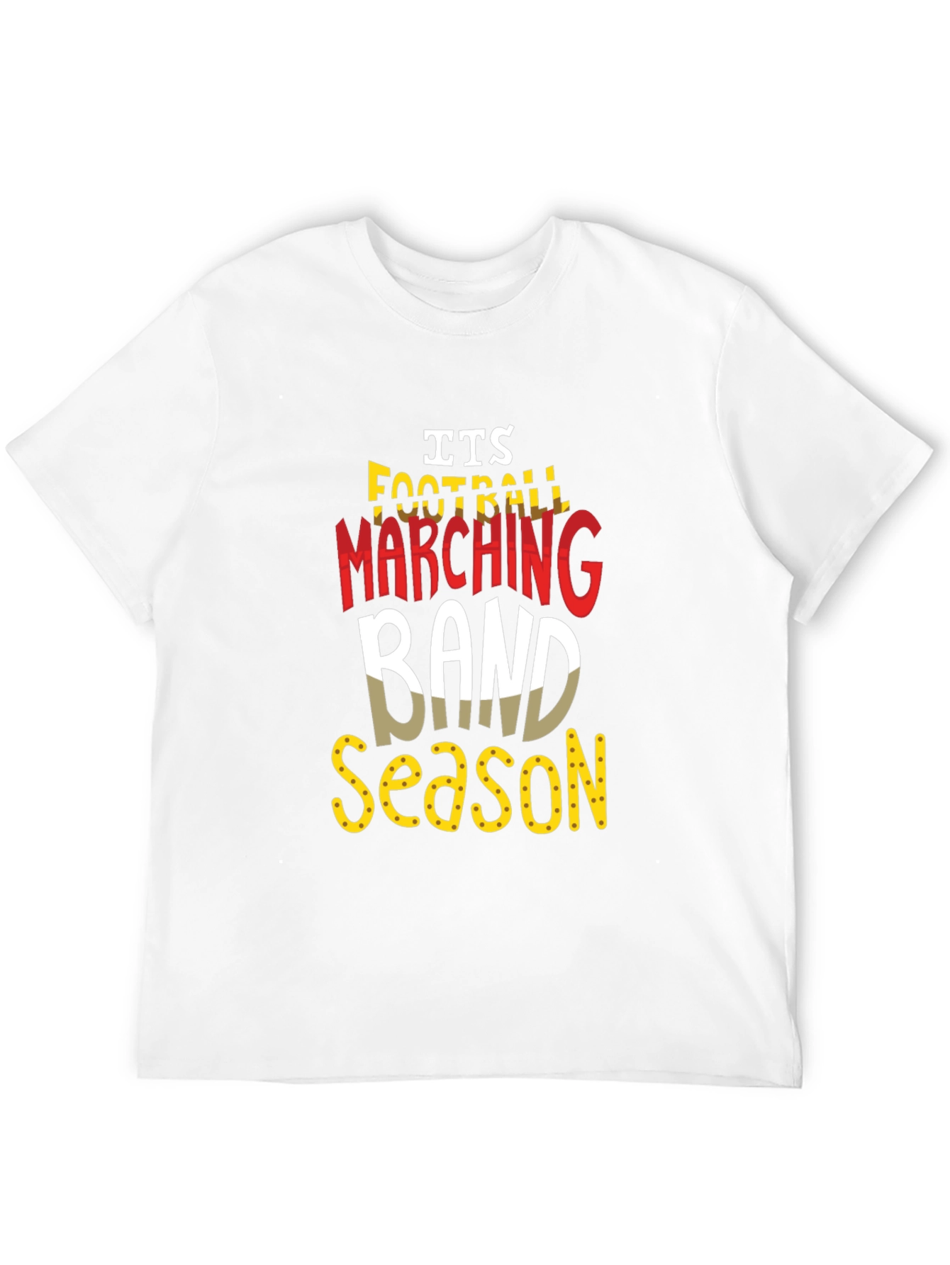 Marching Band Season T-Shirt - Football Fan Tee