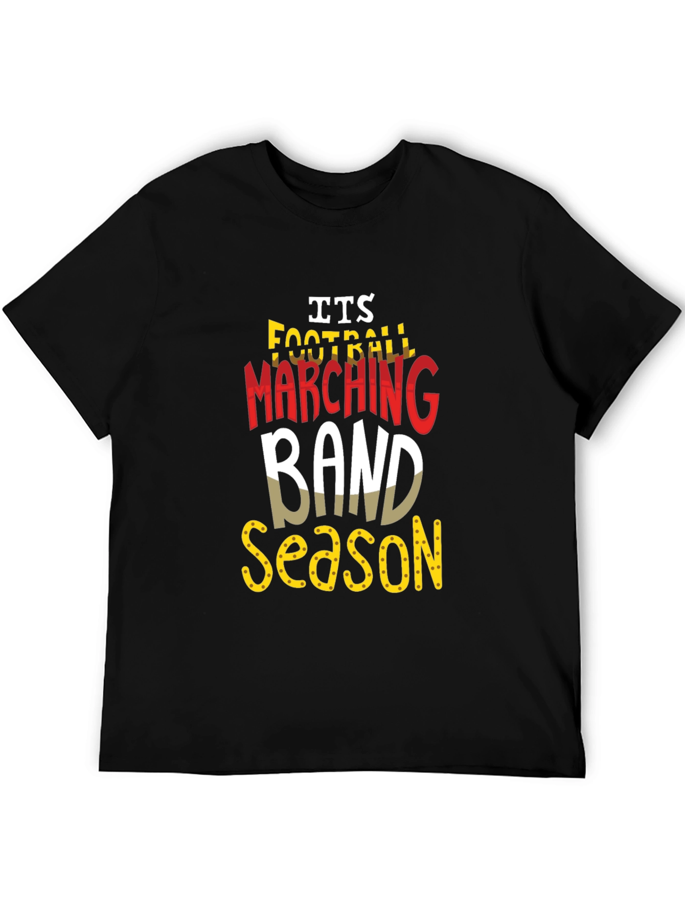 Marching Band Season T-Shirt - Football Fan Tee