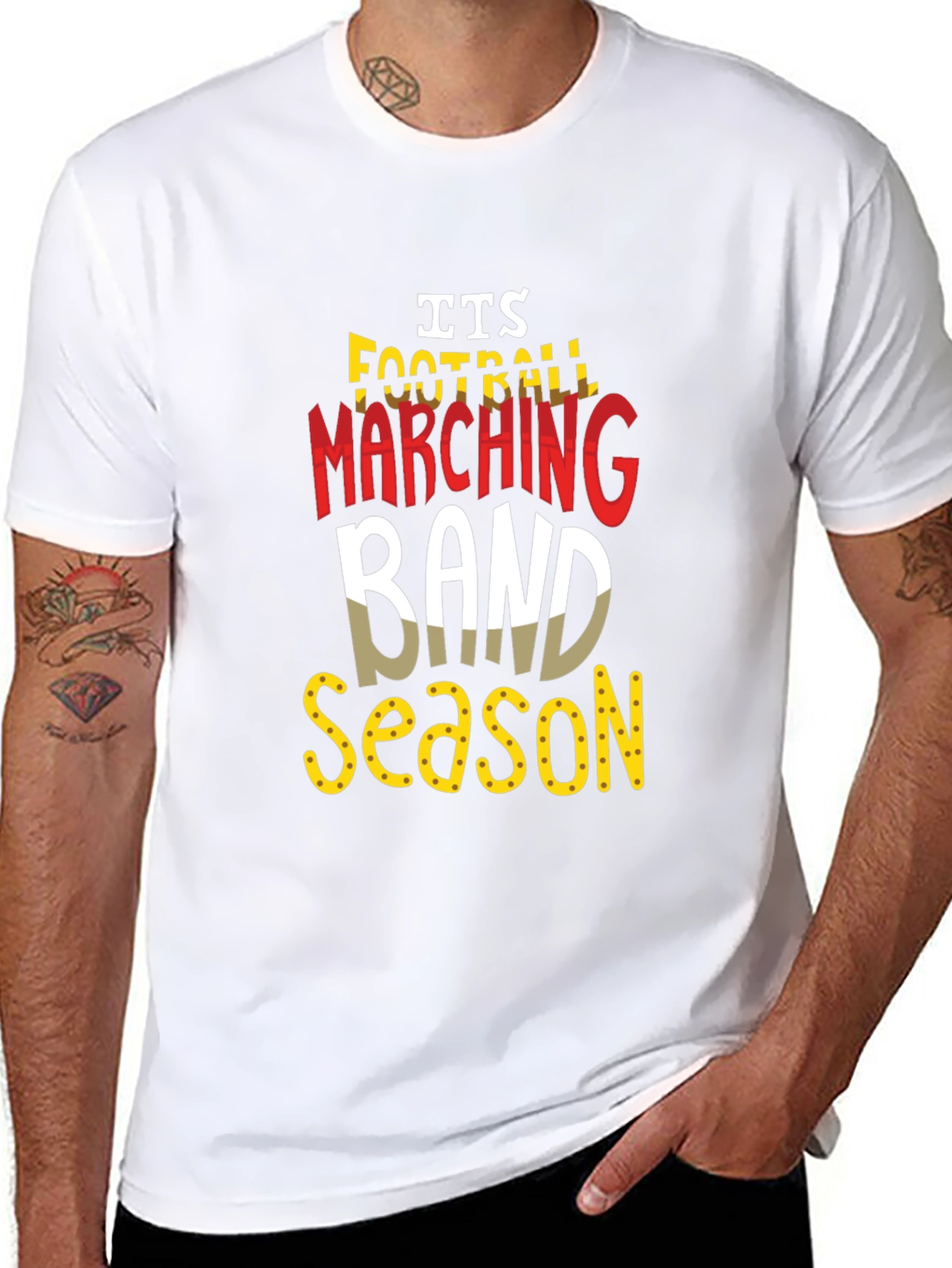 Marching Band Season T-Shirt - Football Fan Tee