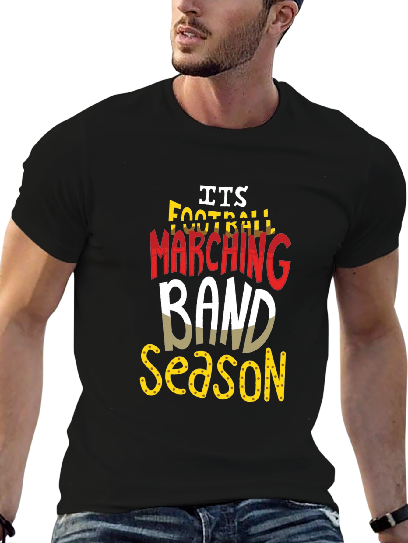 Marching Band Season T-Shirt - Football Fan Tee