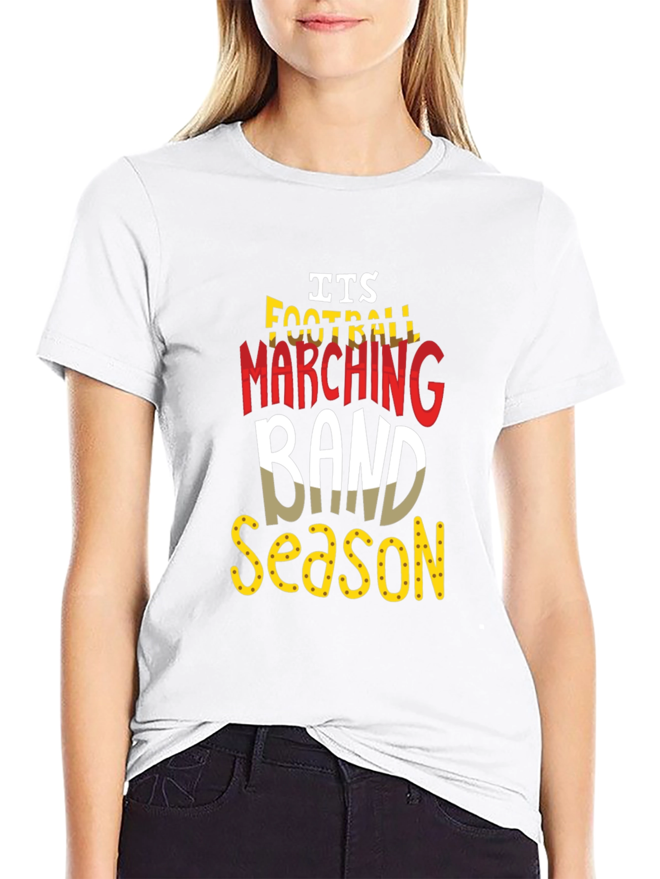 Marching Band Season T-Shirt - Football Fan Tee
