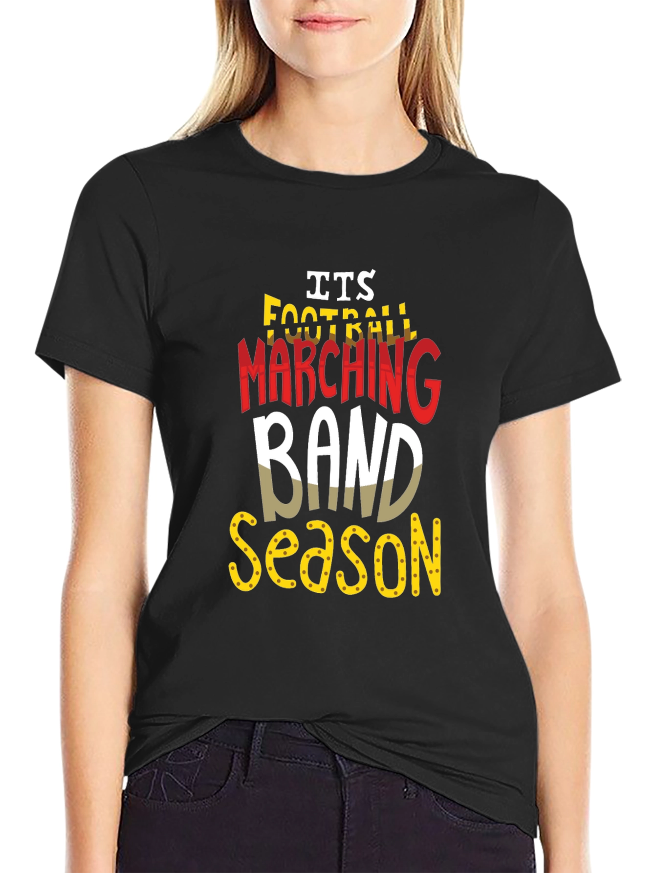 Marching Band Season T-Shirt - Football Fan Tee