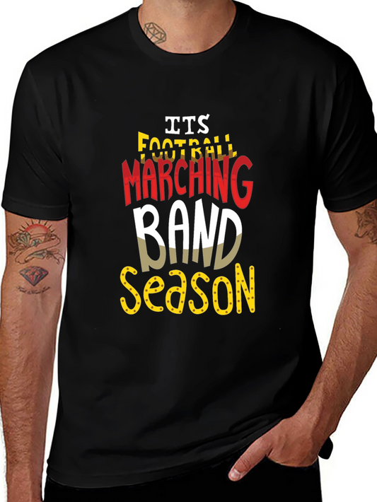 Marching Band Season T-Shirt - Football Fan Tee