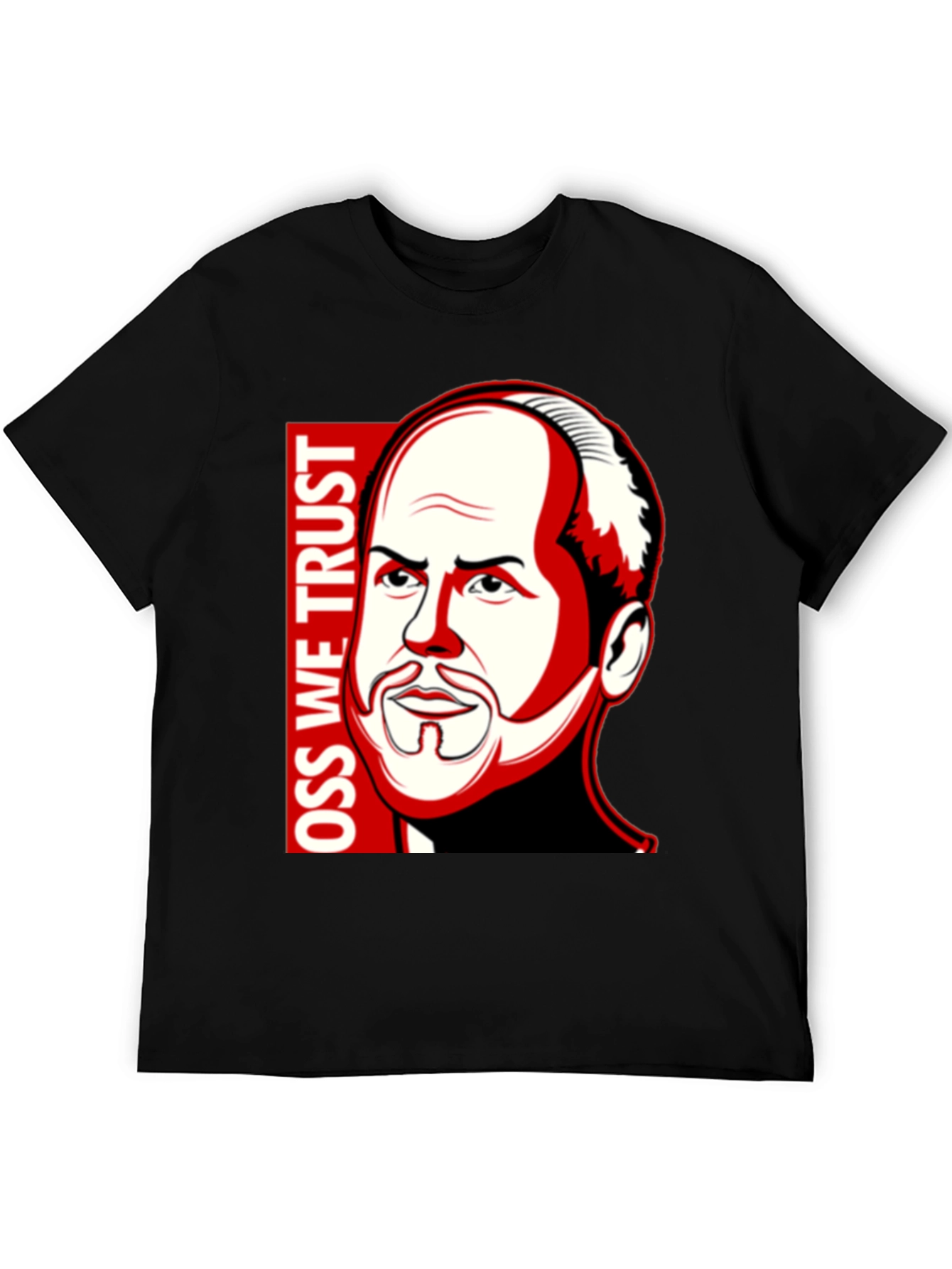 OSS We Trust Graphic Black T-Shirt