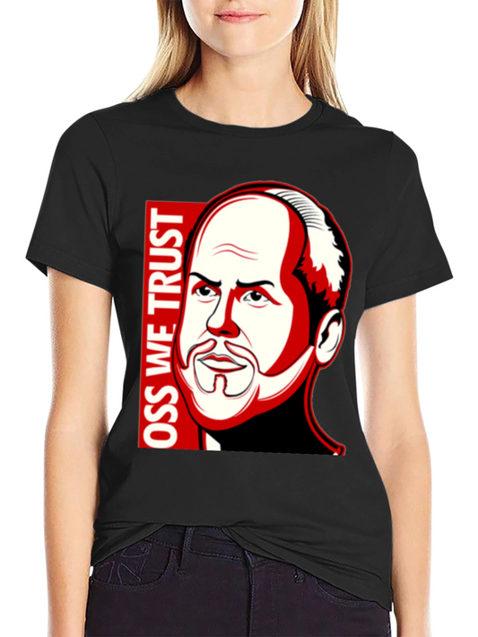 OSS We Trust Graphic Black T-Shirt