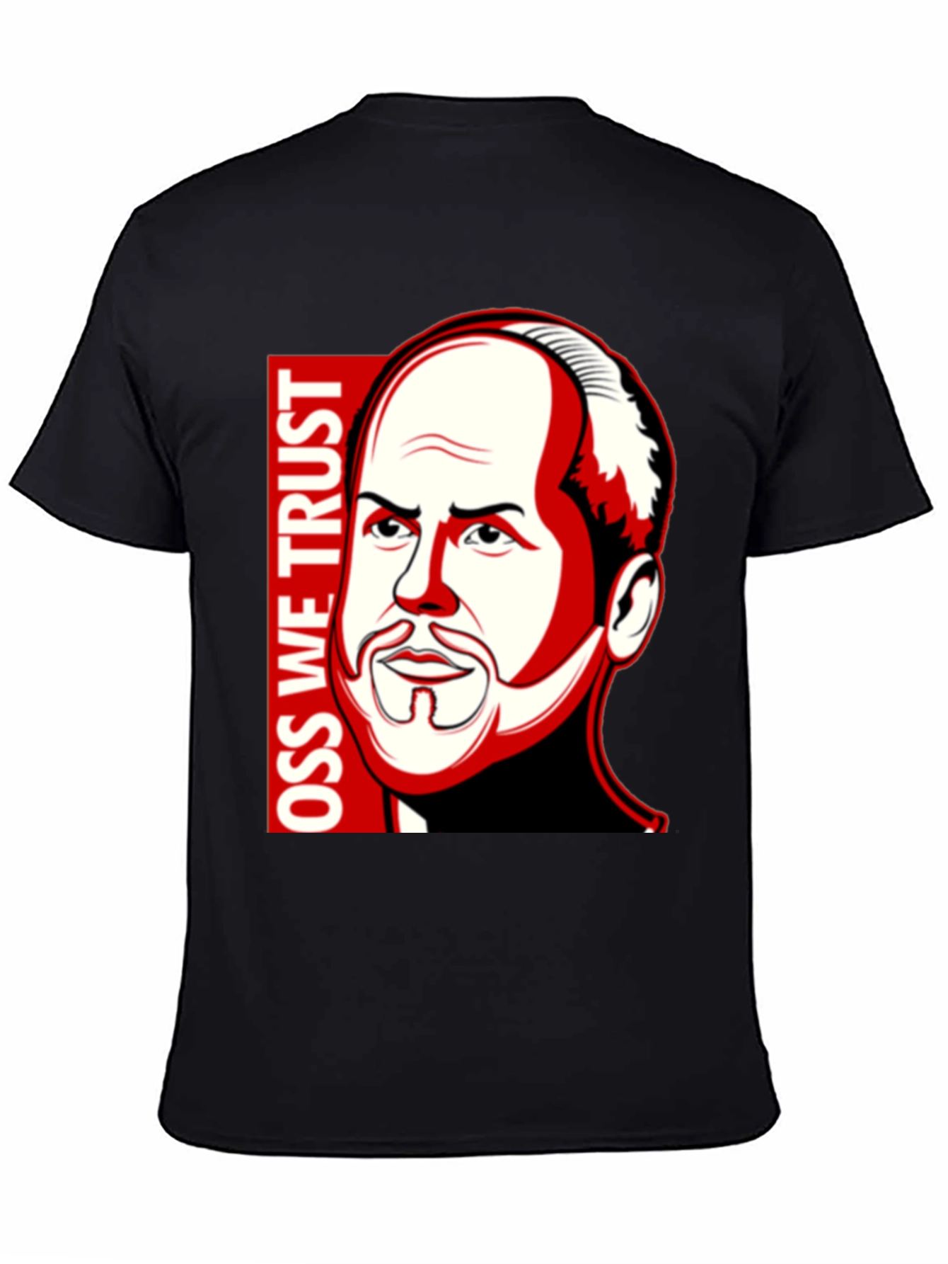 OSS We Trust Graphic Black T-Shirt