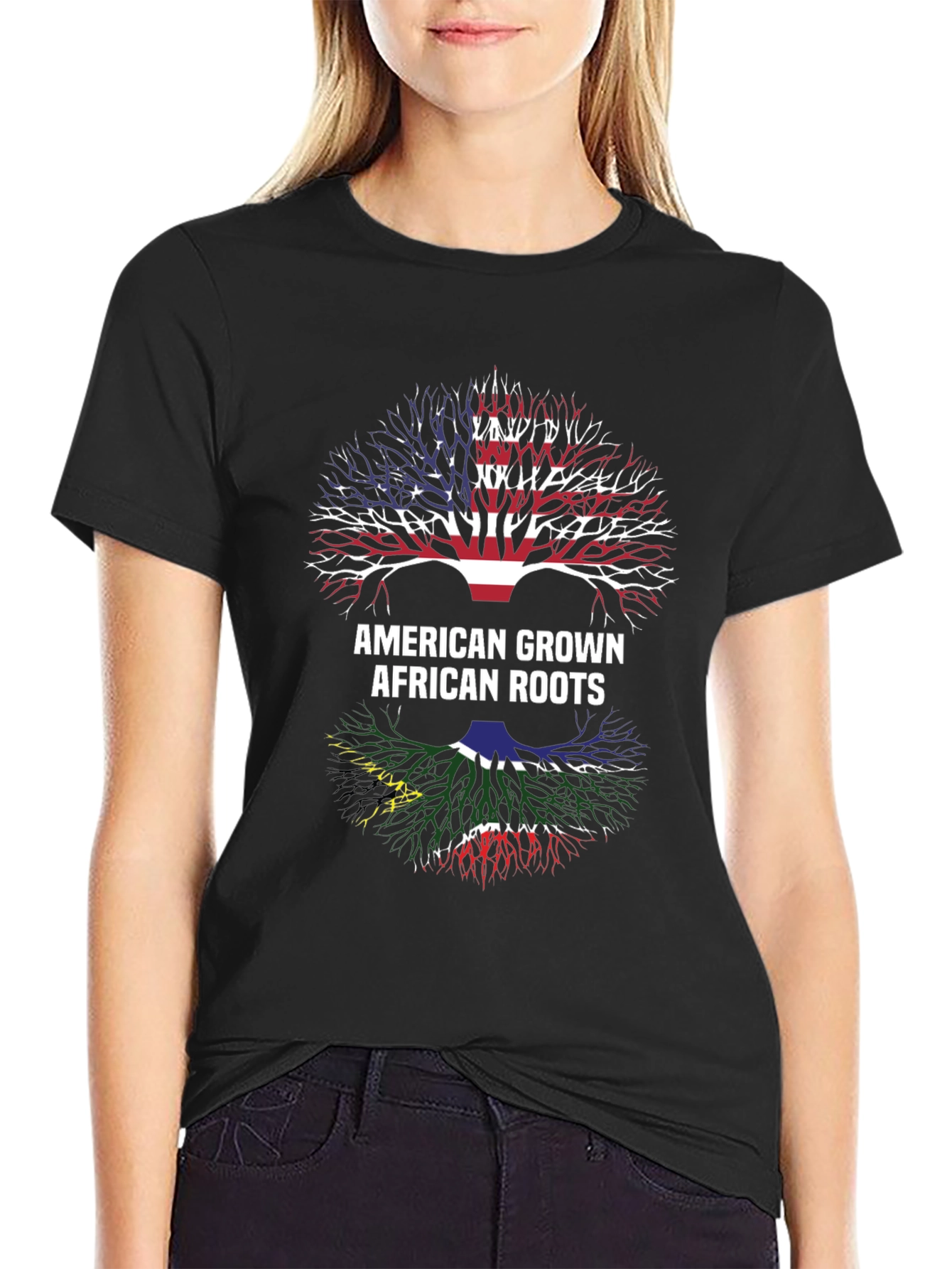 American Grown African Roots T-Shirt