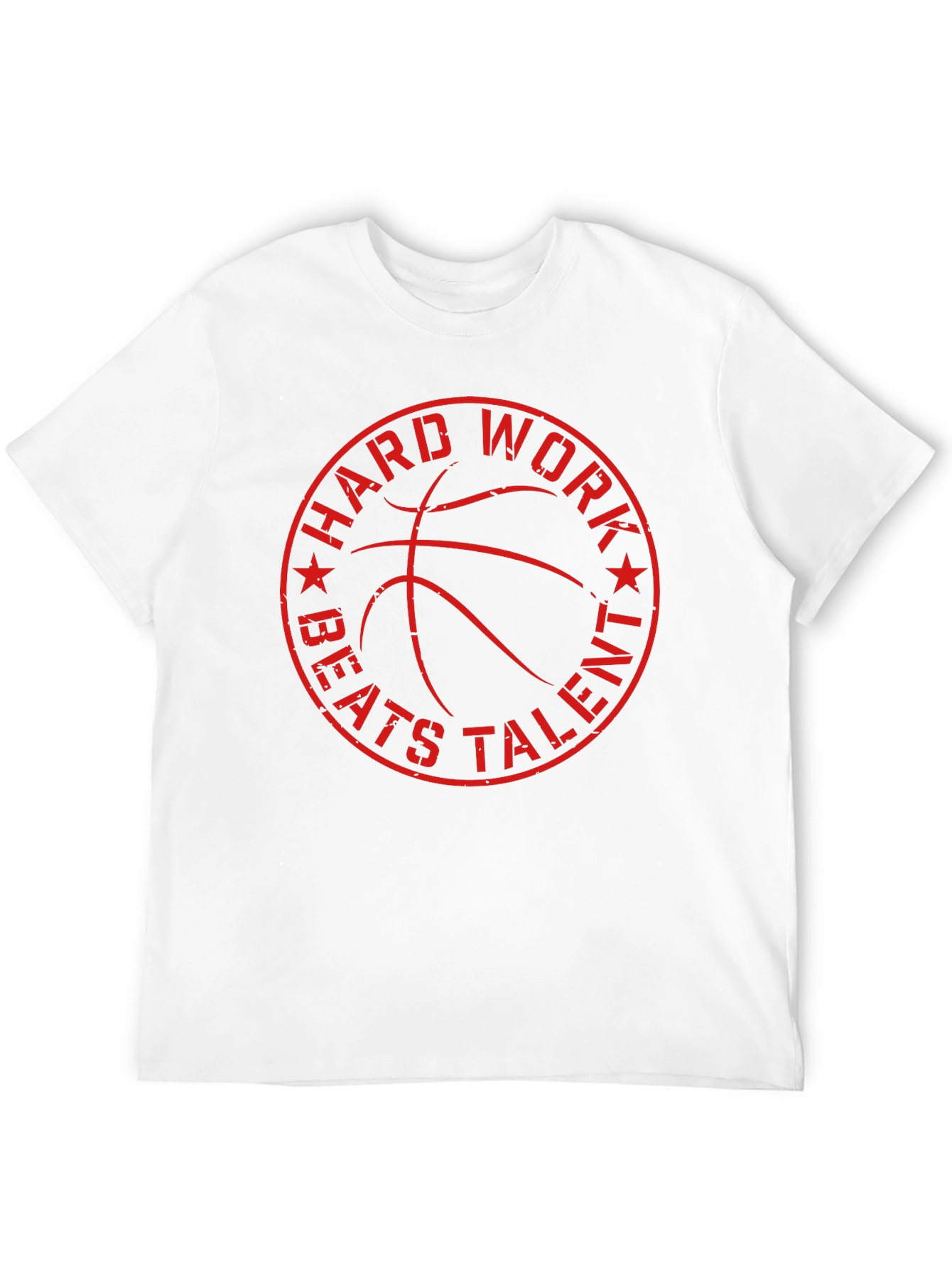 Hard Work Beats Talent Basketball Graphic T-Shirt