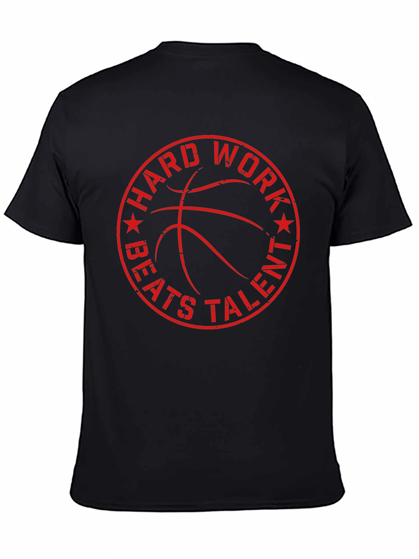 Hard Work Beats Talent Basketball Graphic T-Shirt
