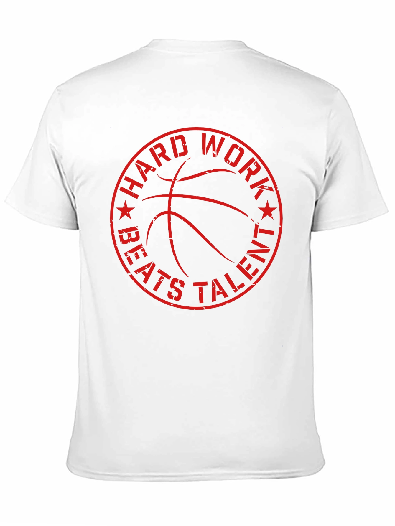 Hard Work Beats Talent Basketball Graphic T-Shirt