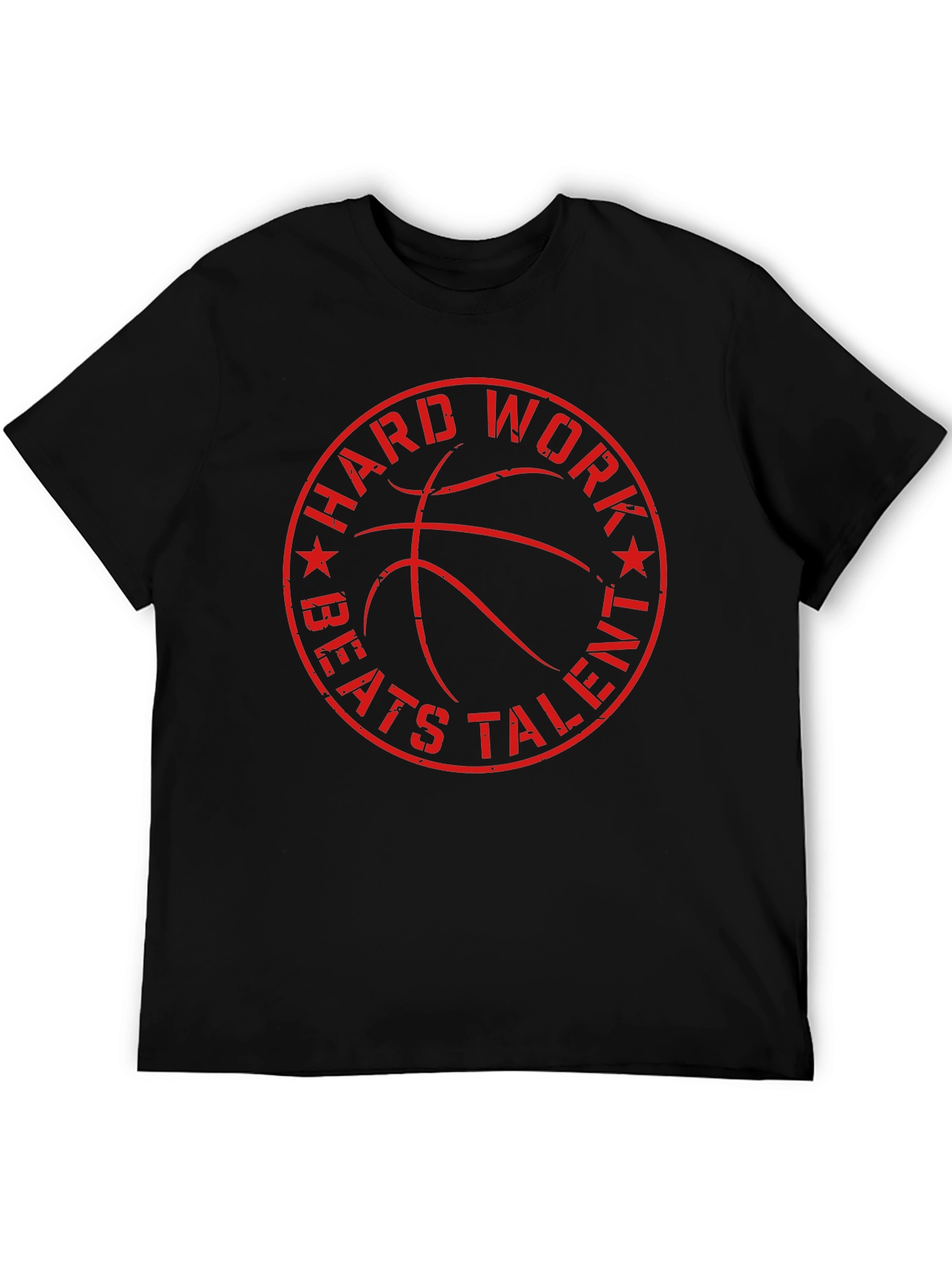 Hard Work Beats Talent Basketball Graphic T-Shirt