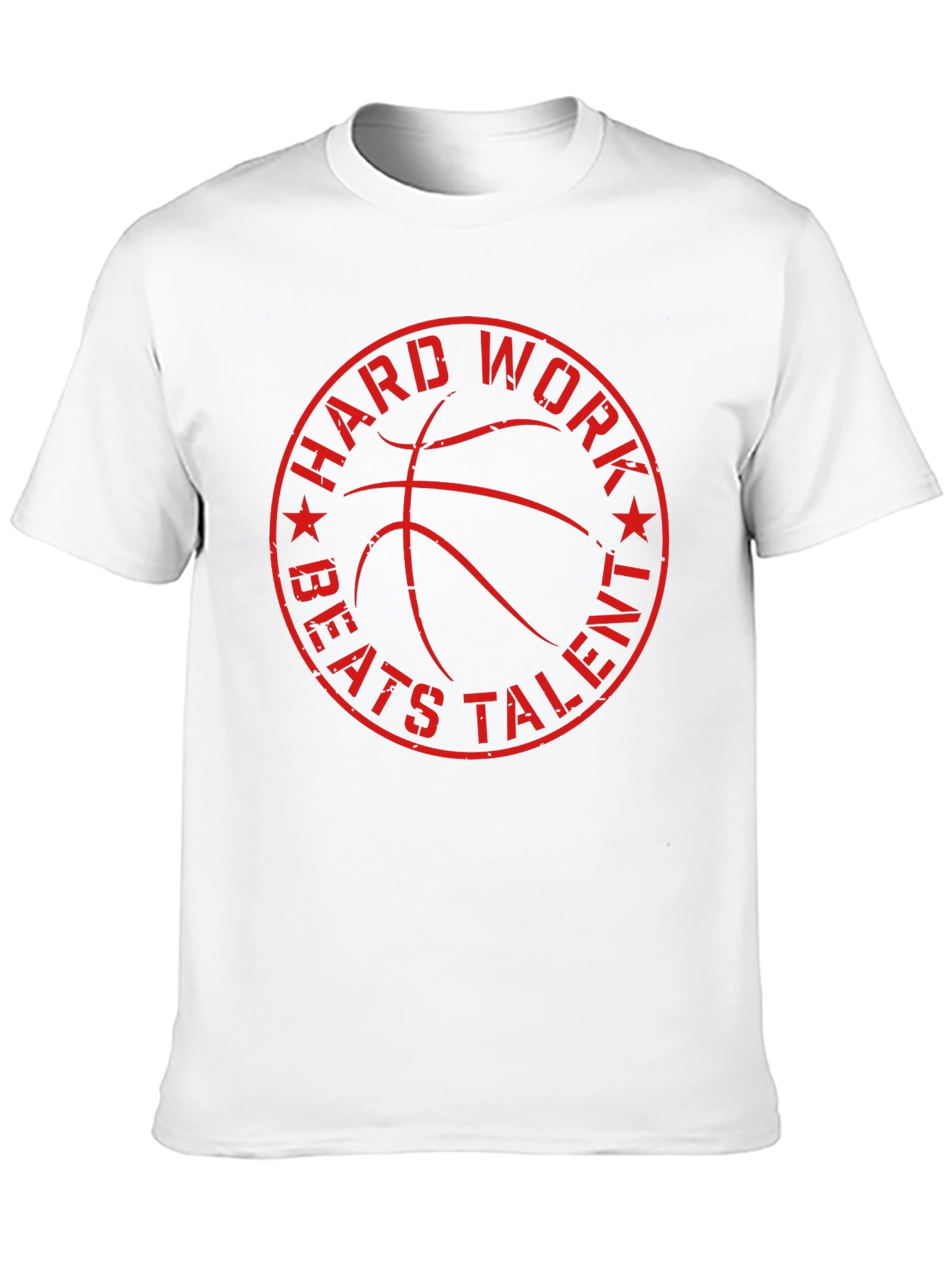 Hard Work Beats Talent Basketball Graphic T-Shirt