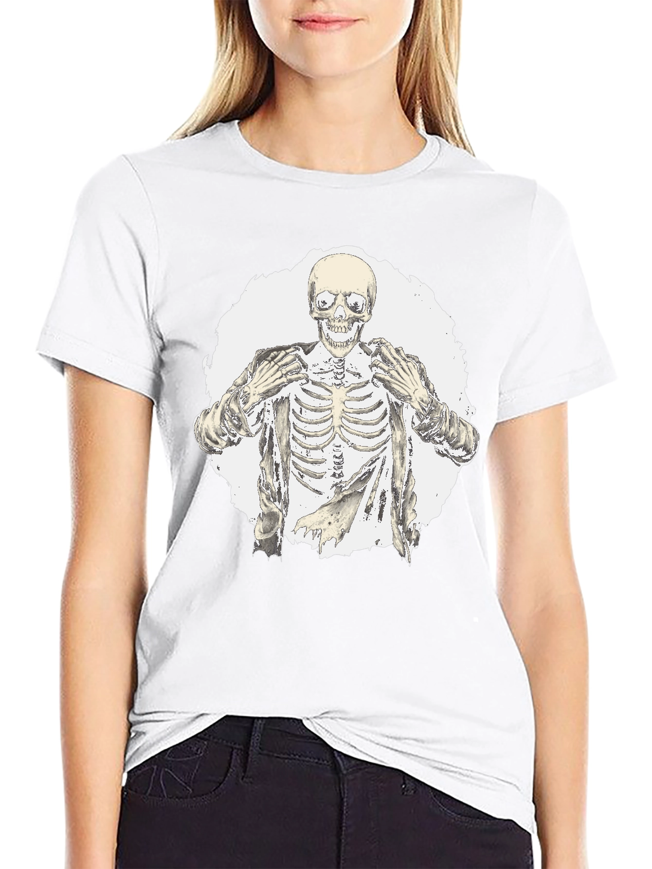 Skeleton Graphic Tee - Bold Style