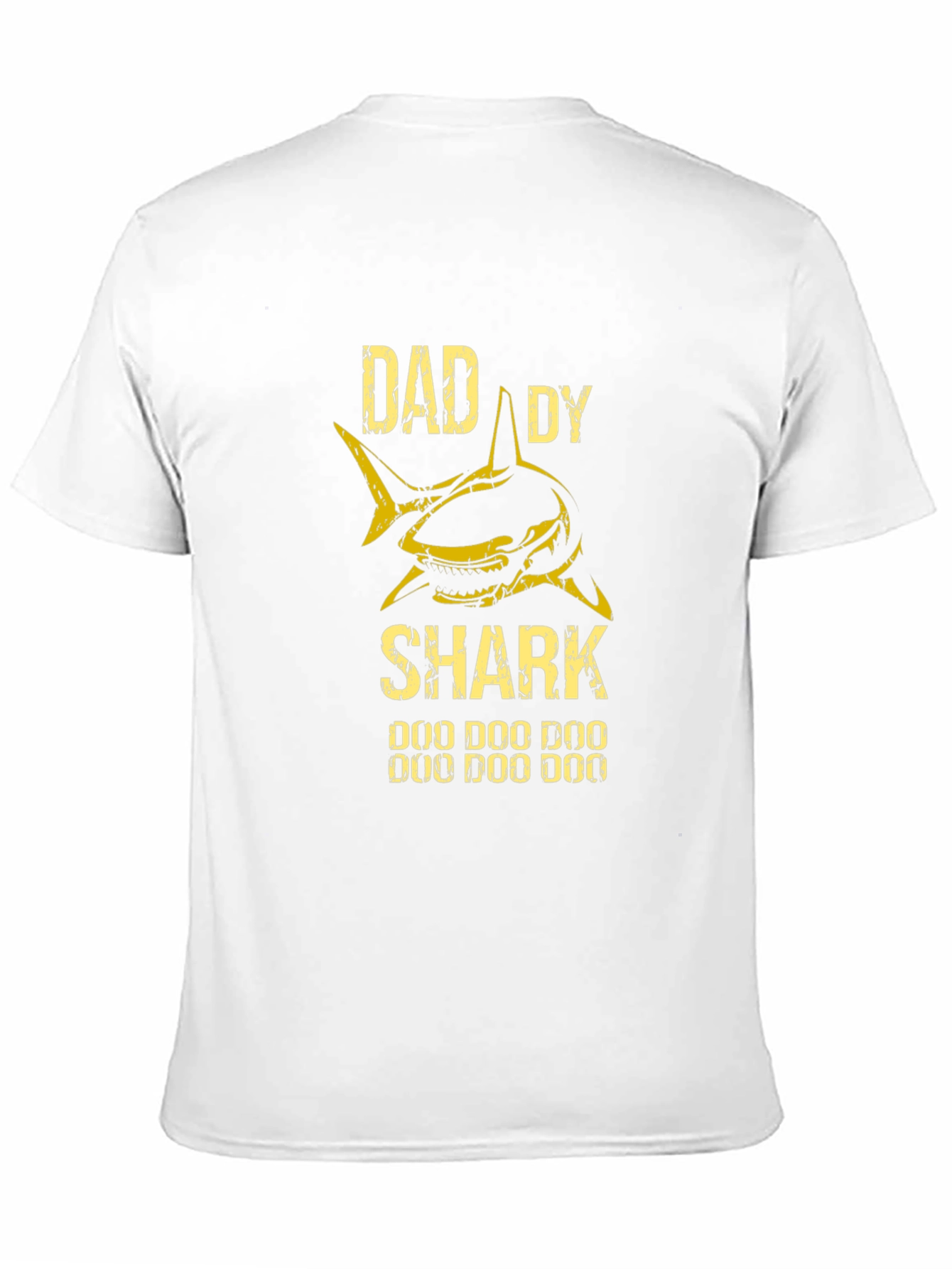 Daddy Shark Graphic T-Shirt - Black