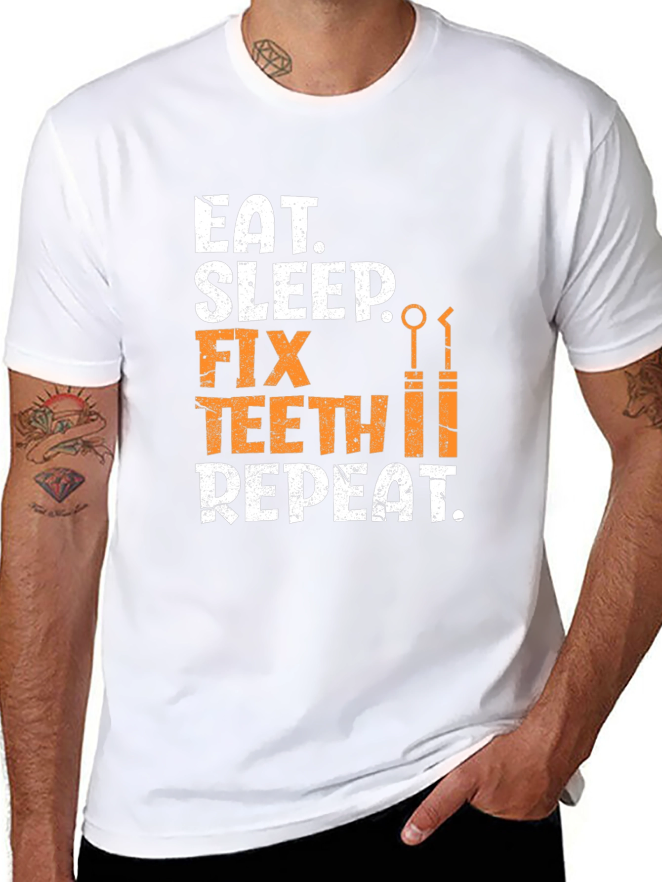 Eat Sleep Fix Teeth Repeat T-Shirt