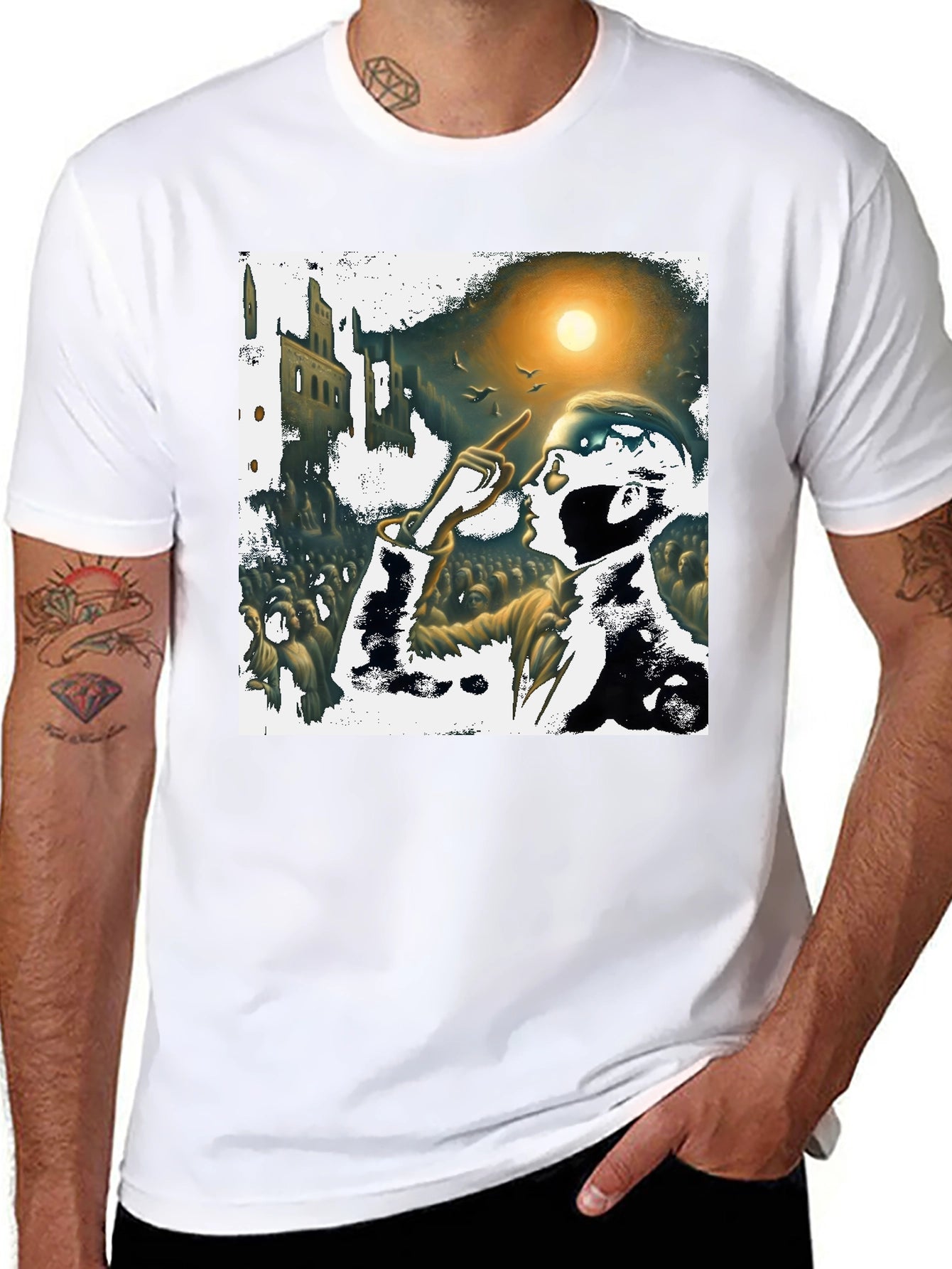 Orator Graphic Tee - Bold Artistic Print