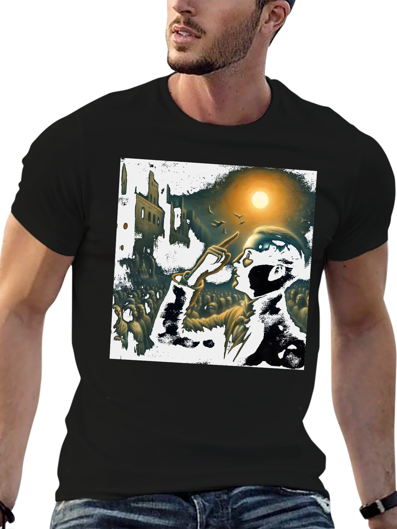 Orator Graphic Tee - Bold Artistic Print