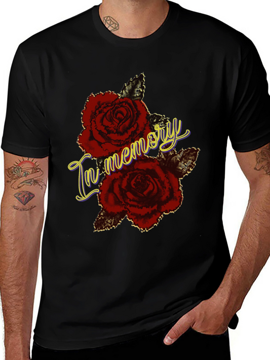 In Memory Roses Graphic T-Shirt