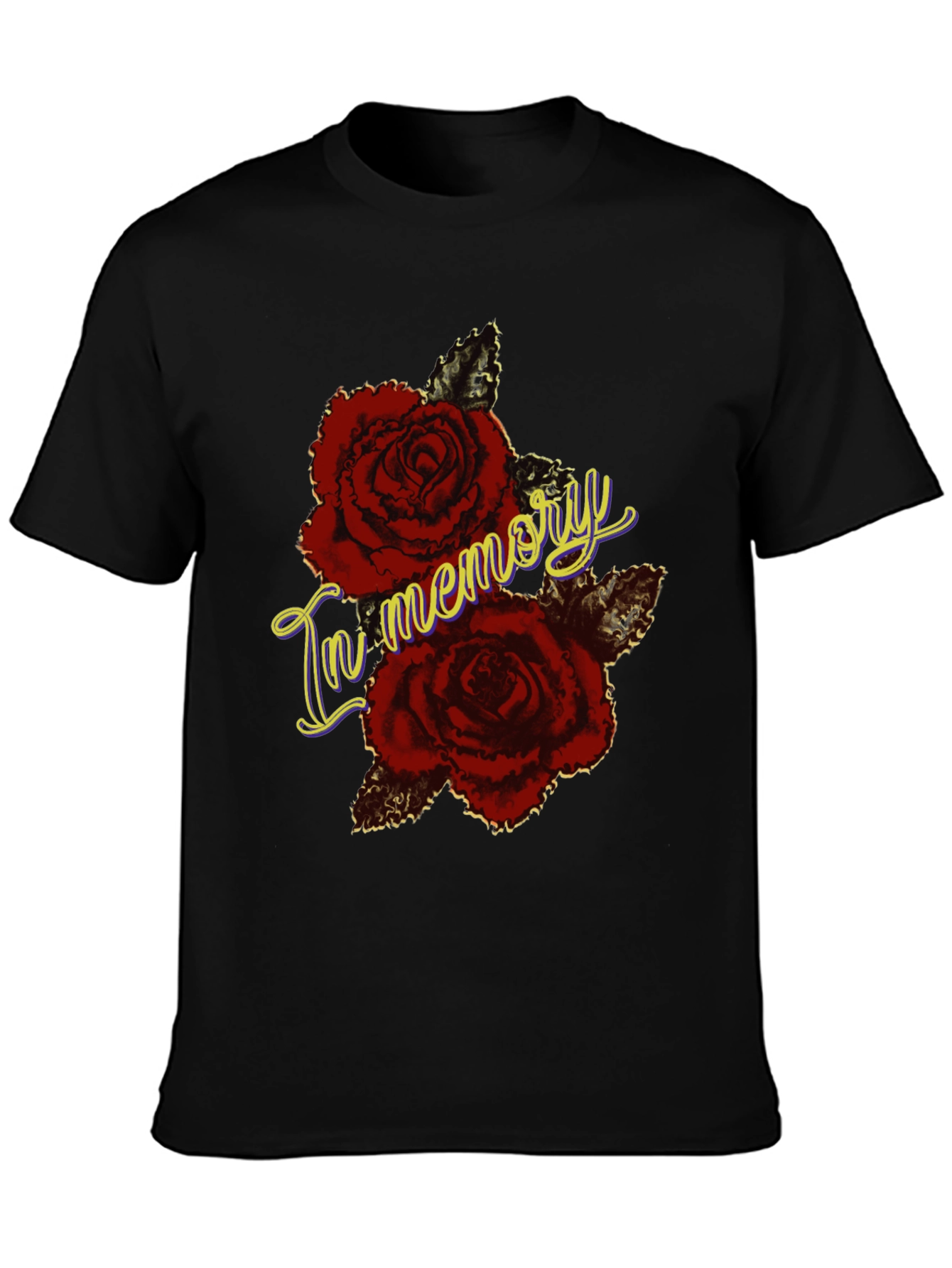 In Memory Roses Graphic T-Shirt