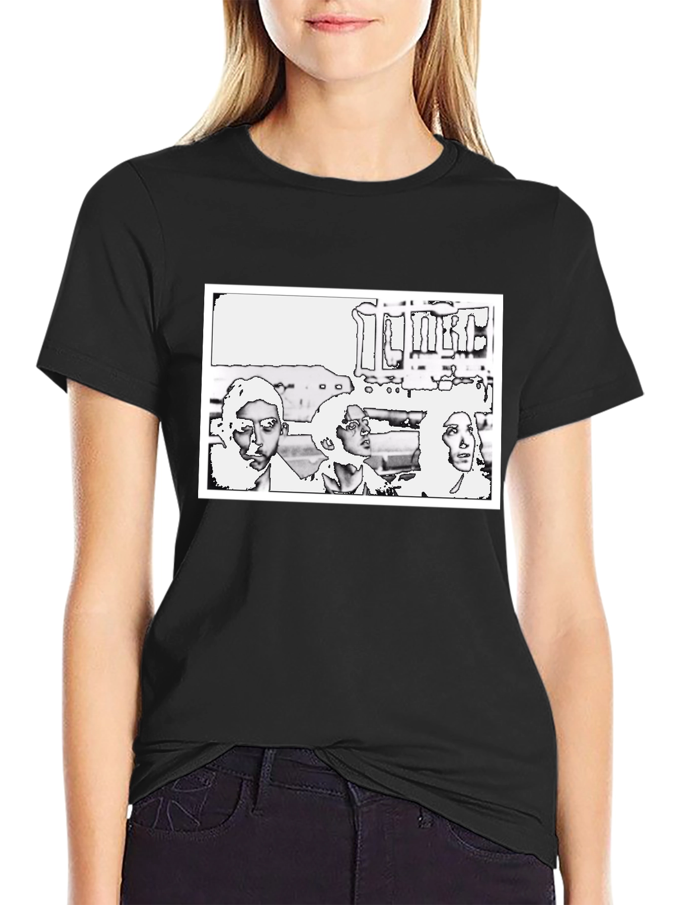 Abstract Graphic Print T-Shirt