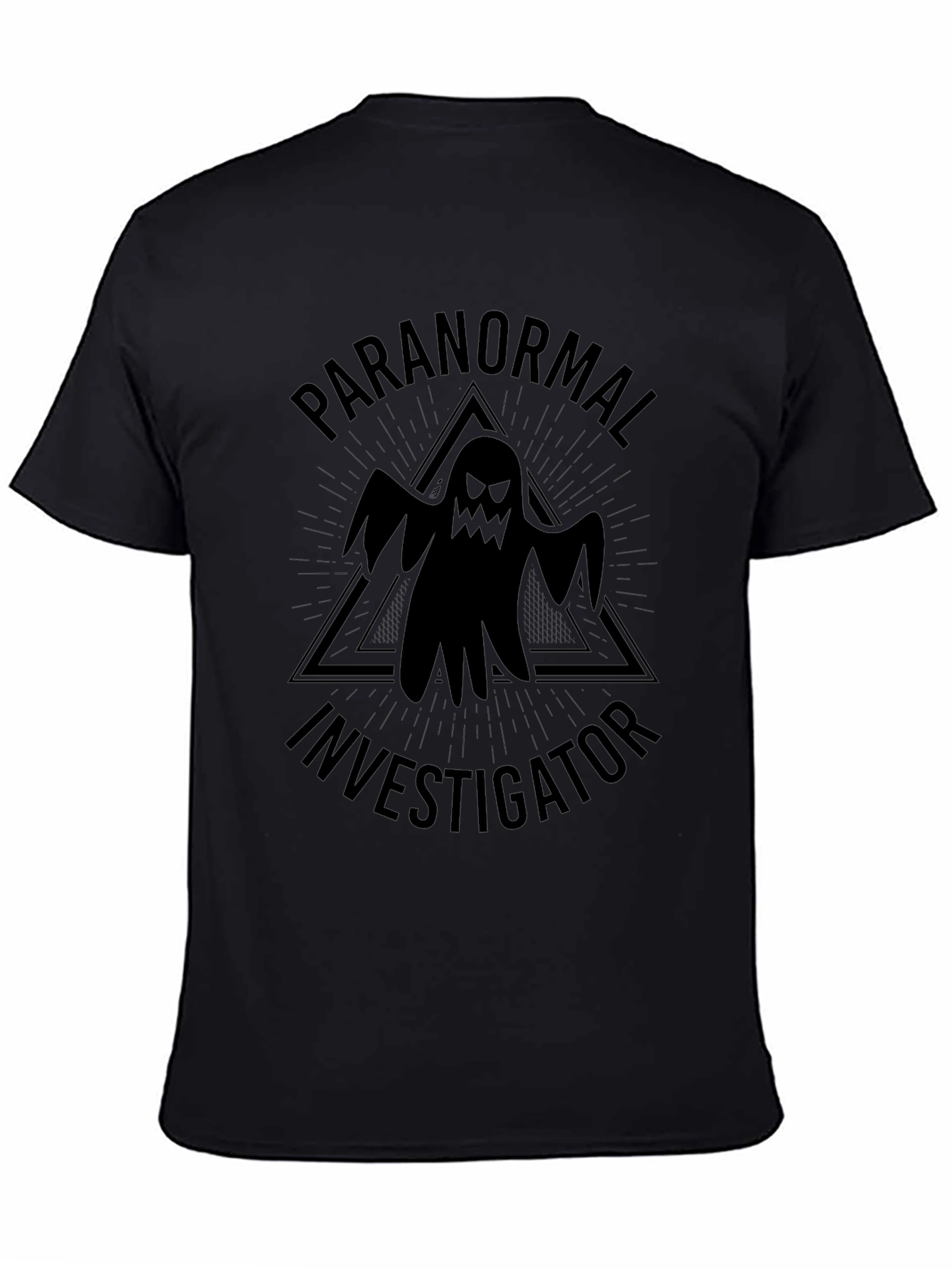 Paranormal Investigator Graphic Tee - Black