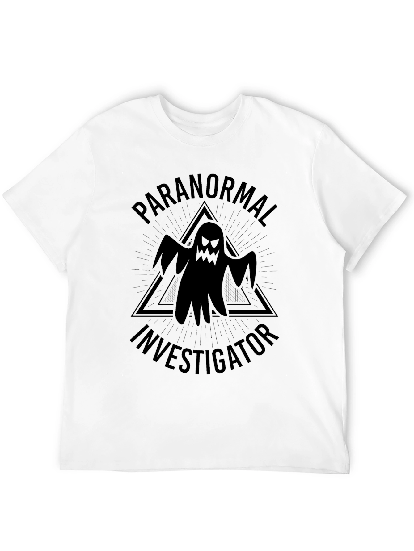 Paranormal Investigator Graphic Tee - Black