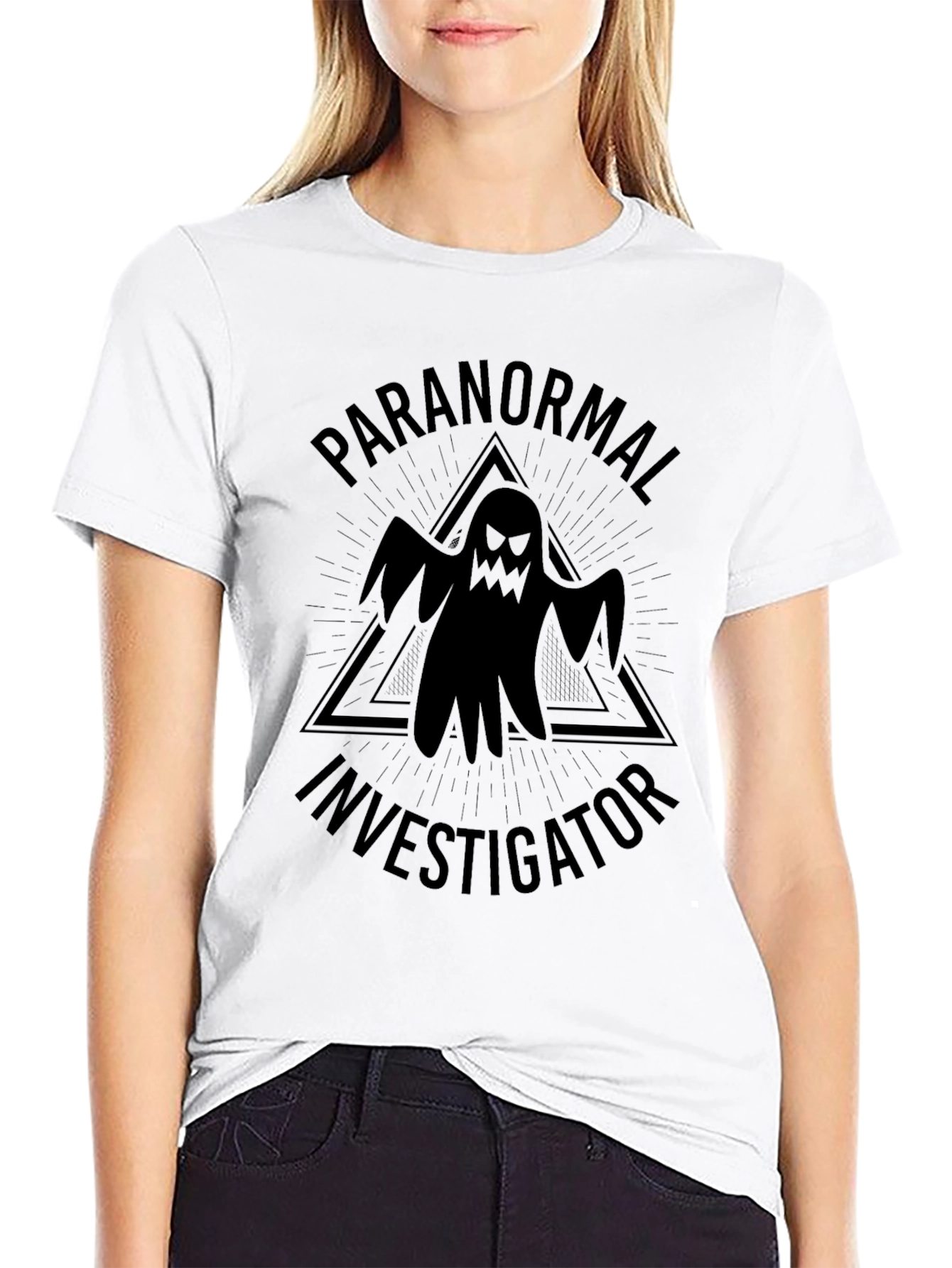 Paranormal Investigator Graphic Tee - Black