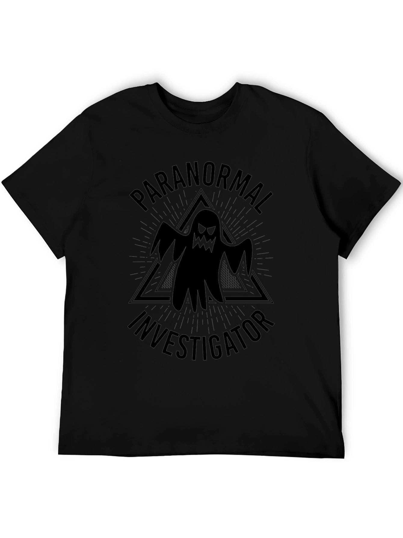 Paranormal Investigator Graphic Tee - Black