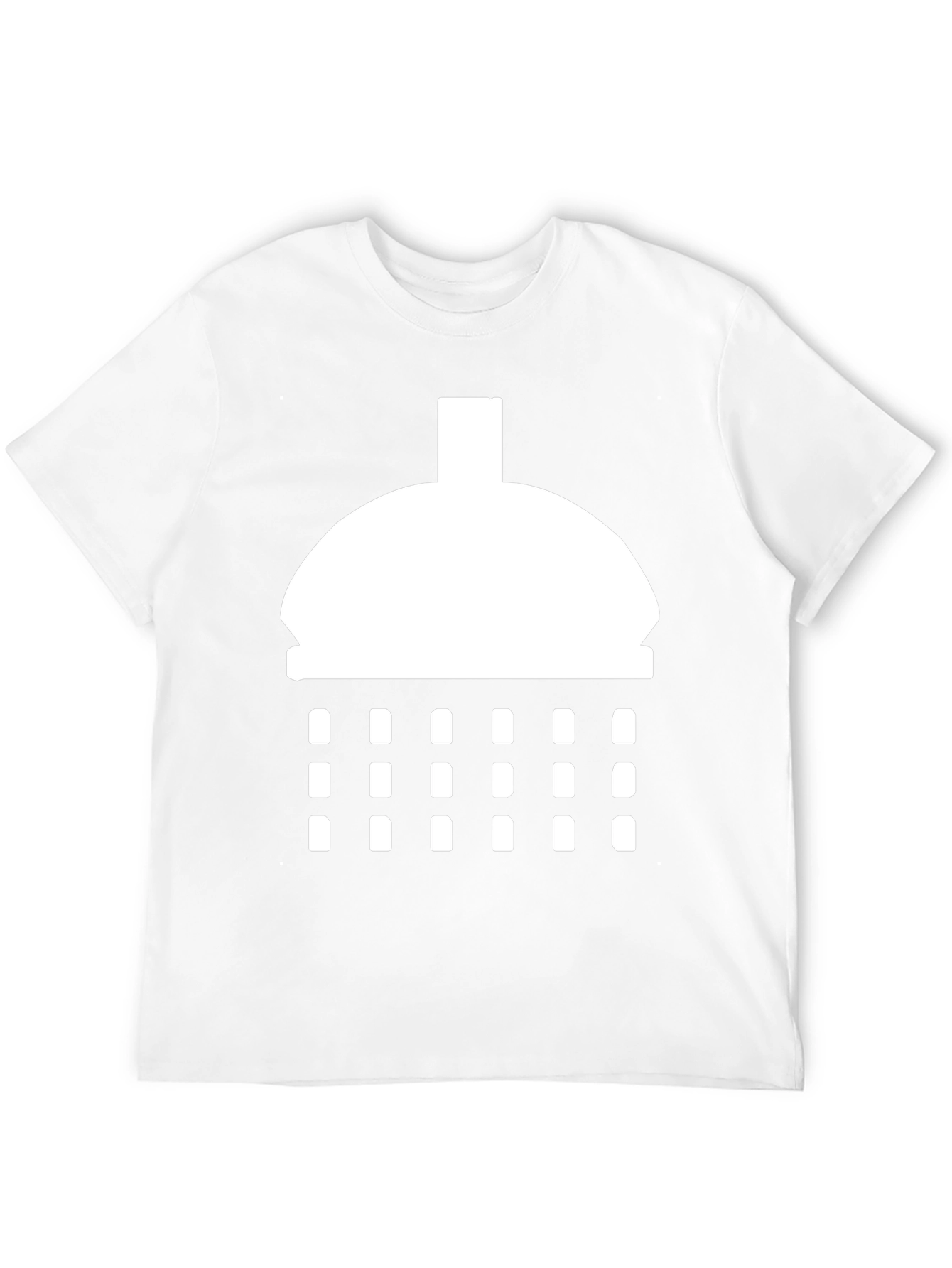 Shower T-Shirt - Black Cotton Tee with Novelty Graphic