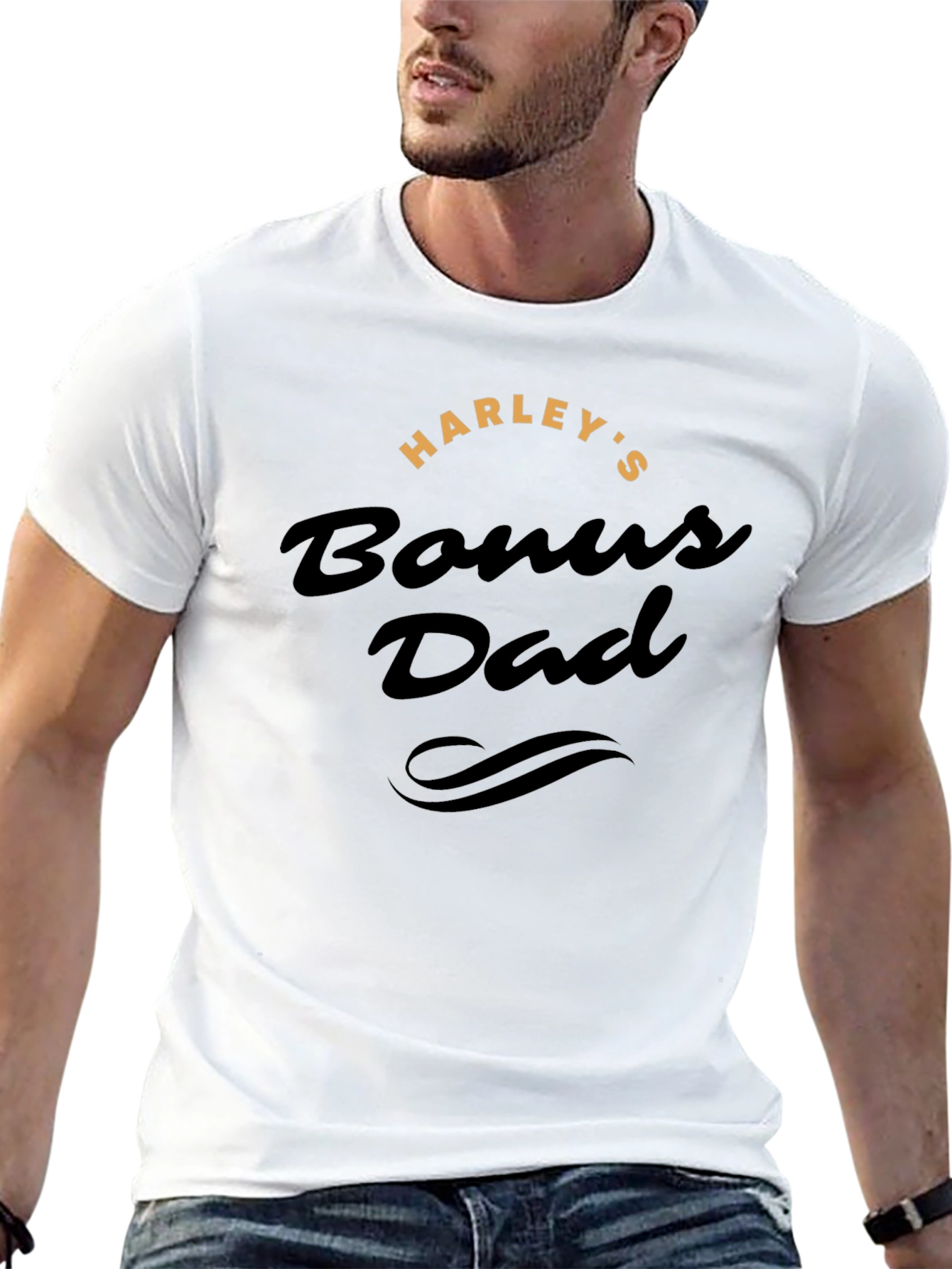 Harleys Bonus Dad Graphic Tee
