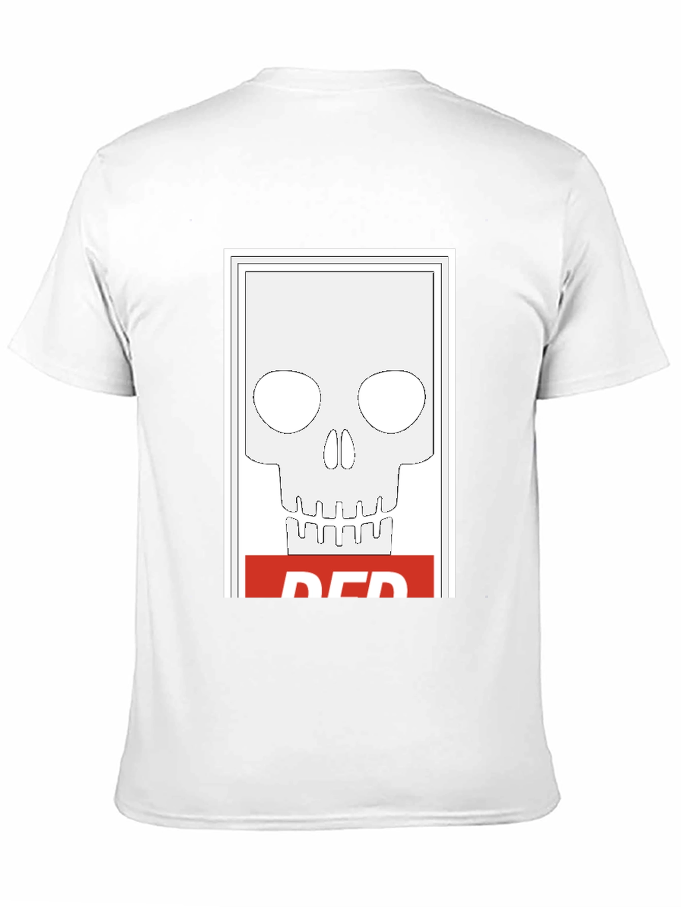 Red Skull Graphic Tee - Edgy Streetwear