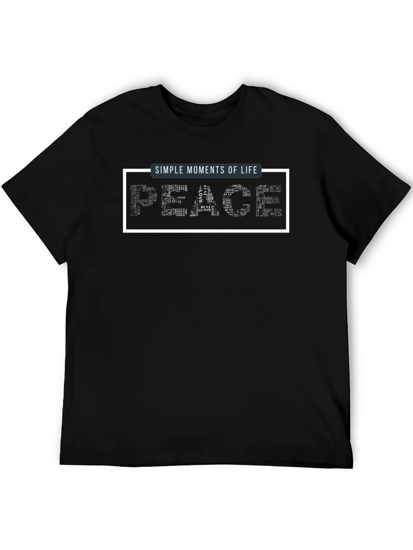 Peaceful Moments Graphic Tee - Black
