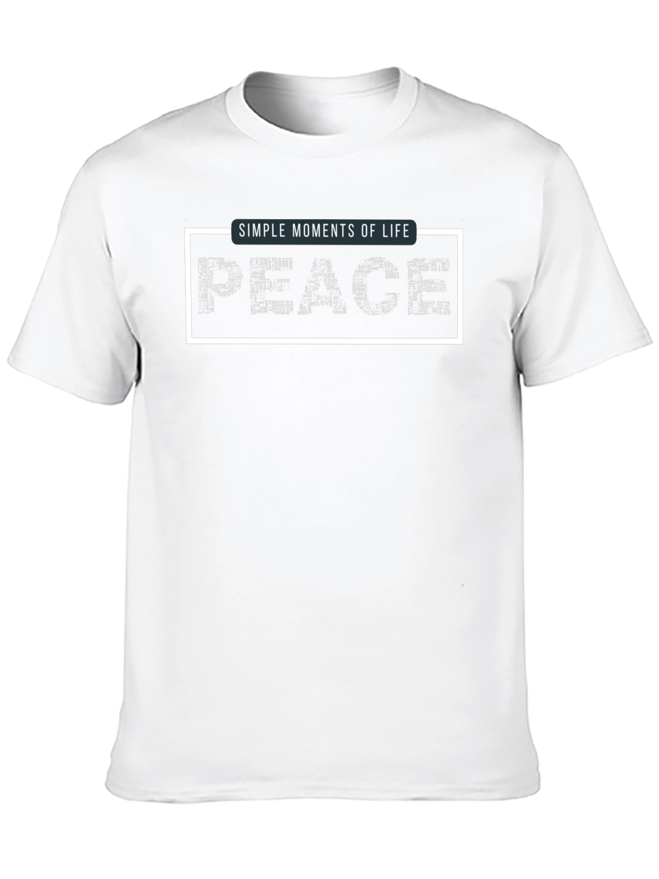 Peaceful Moments Graphic Tee - Black