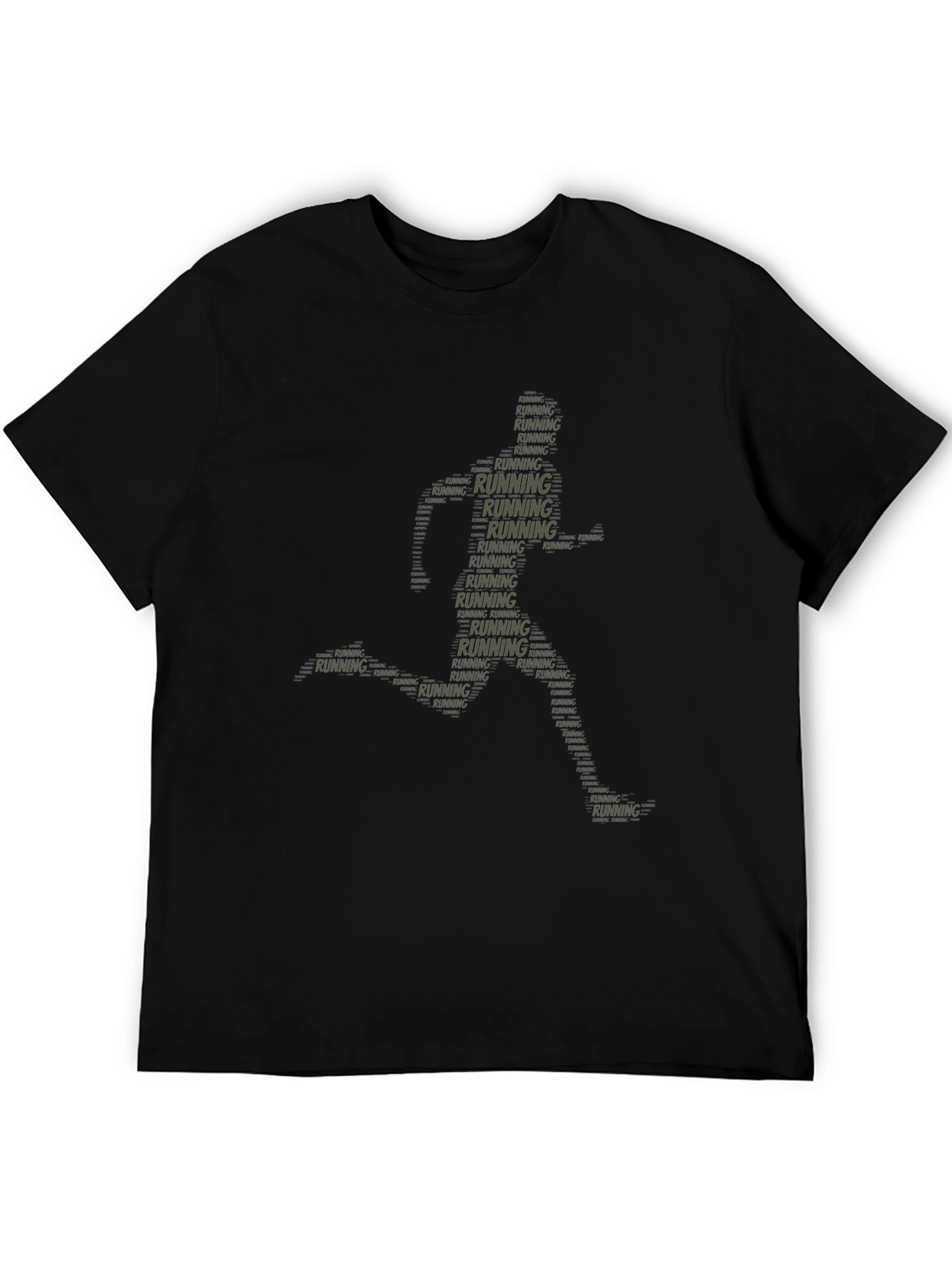Running Word Art T-Shirt
