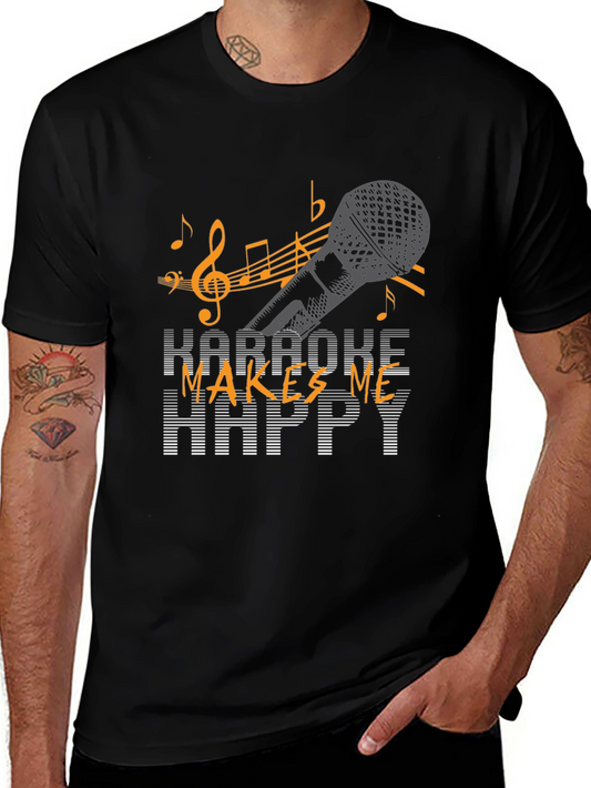 Karaoke Makes Me Happy T-Shirt
