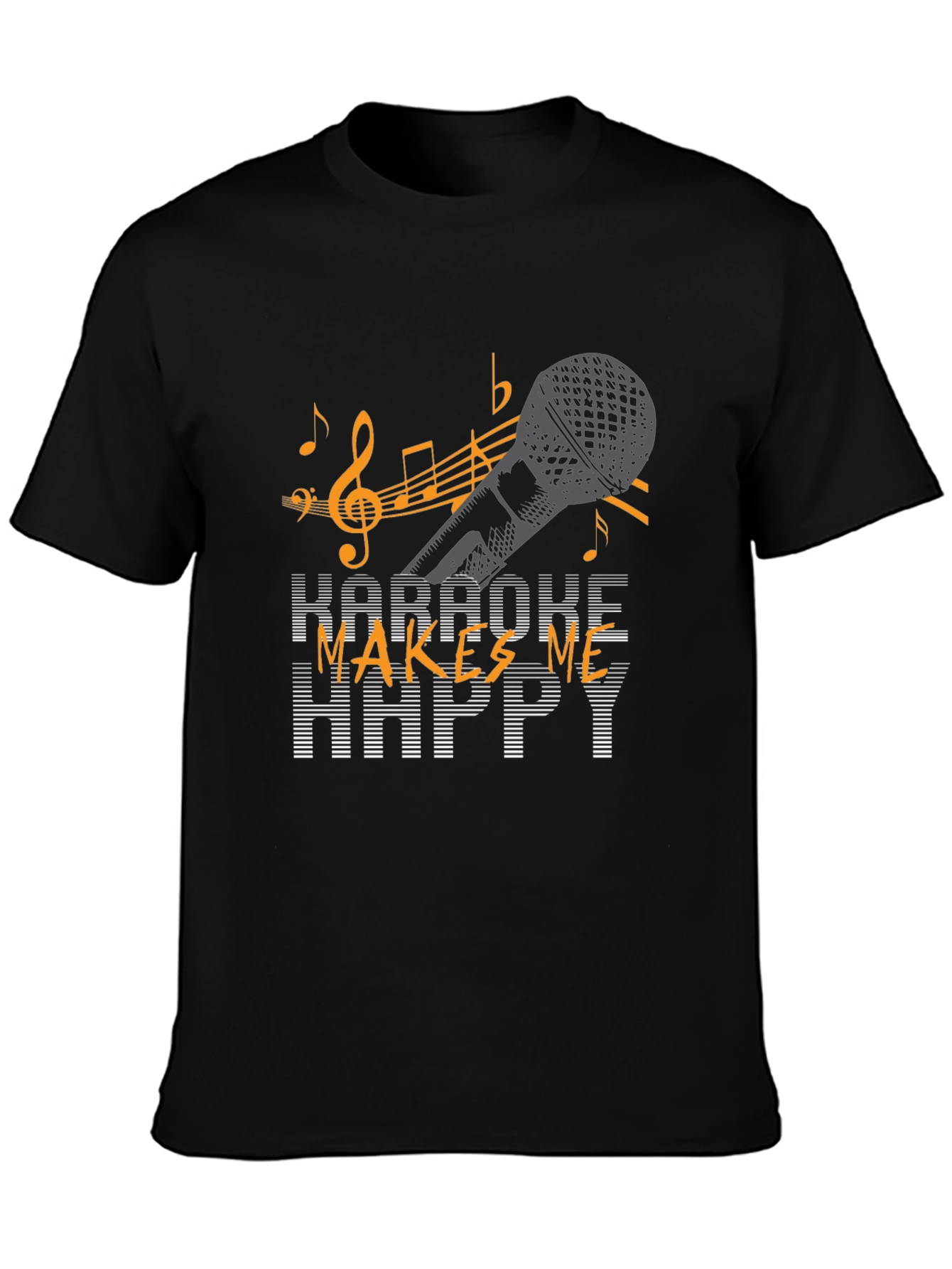 Karaoke Makes Me Happy T-Shirt