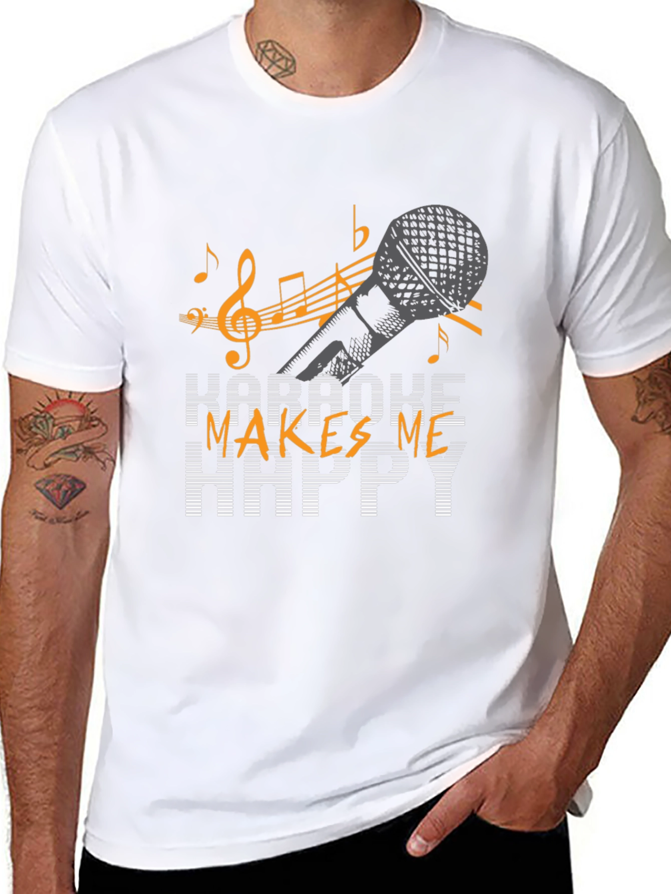 Karaoke Makes Me Happy T-Shirt