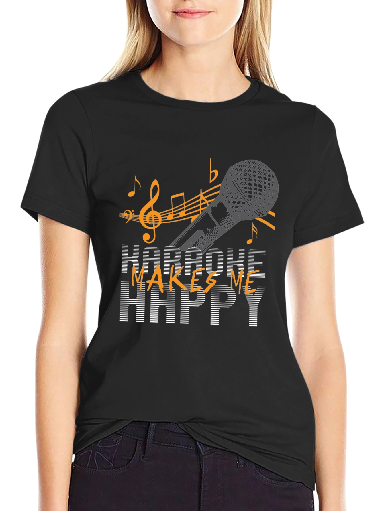 Karaoke Makes Me Happy T-Shirt