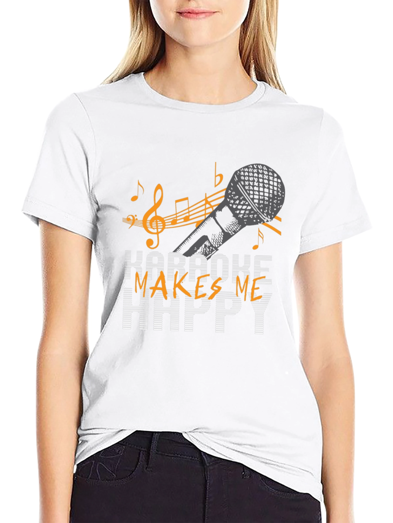 Karaoke Makes Me Happy T-Shirt
